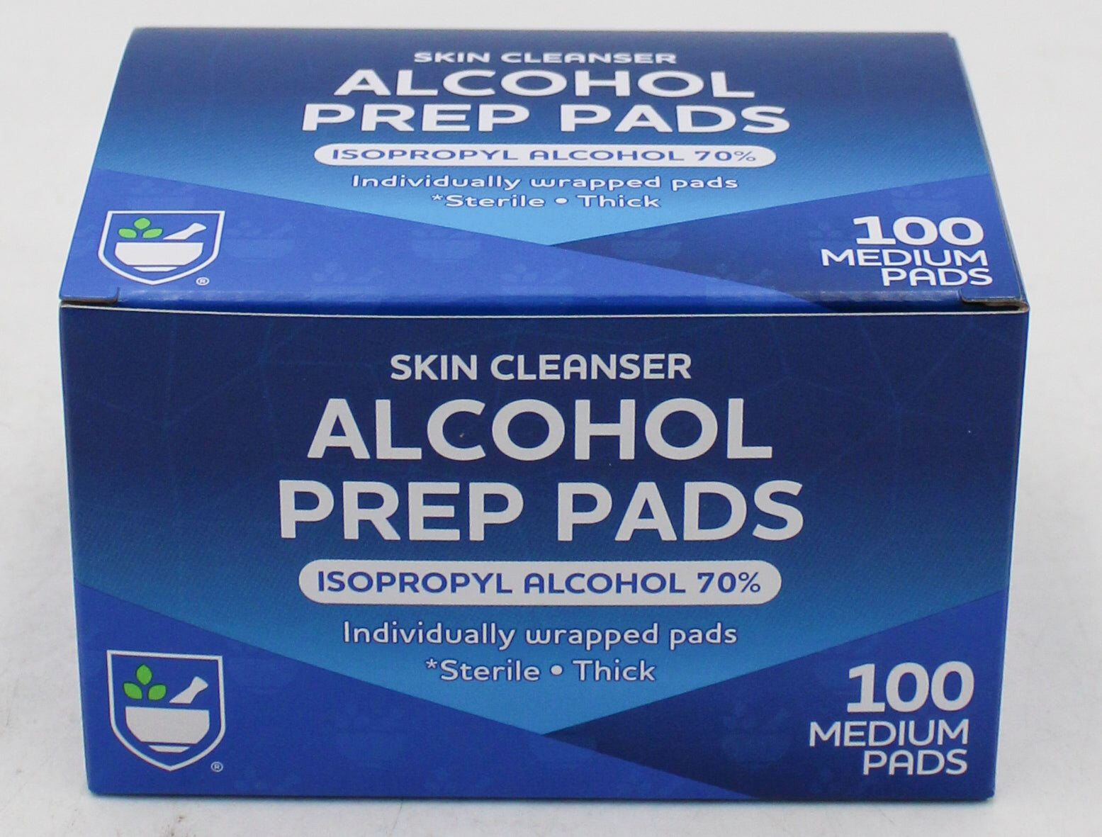 RITE AID 100ct  ALCOHOL PREP PADS STERILE THICK
