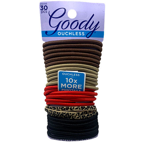 Goody Ouchless Hair Elastics 30ct – Bulk Pack