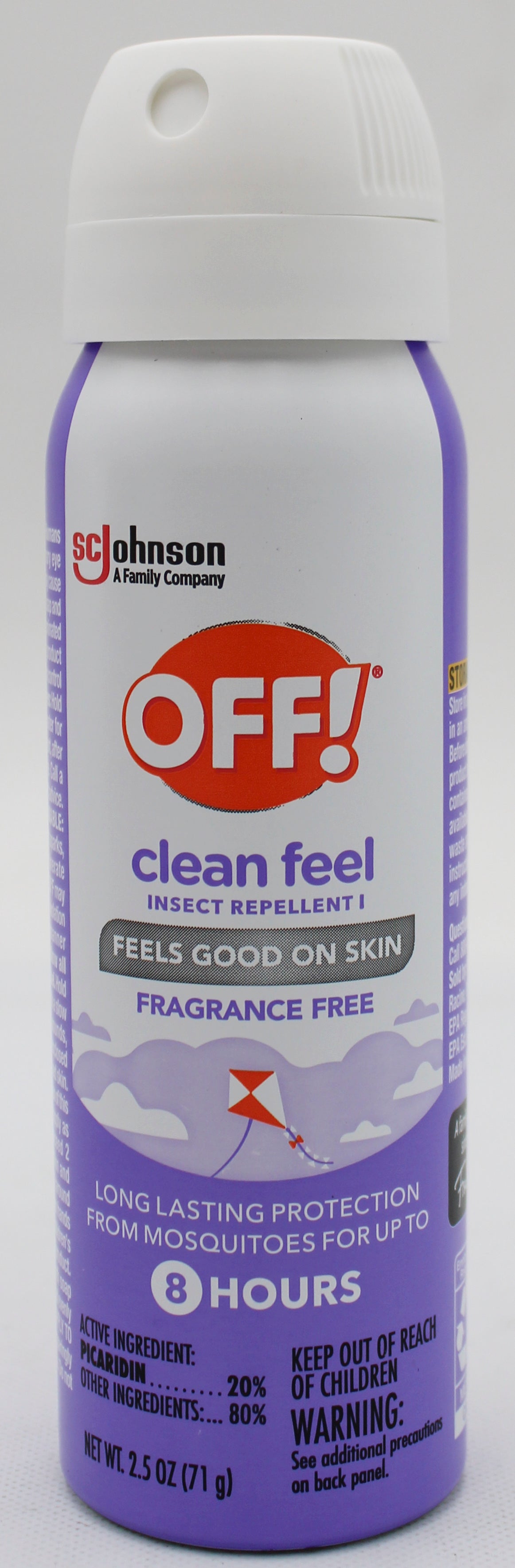 OFF CLEAN FEEL AEROSOL INSECT REPELLENT 2.5oz