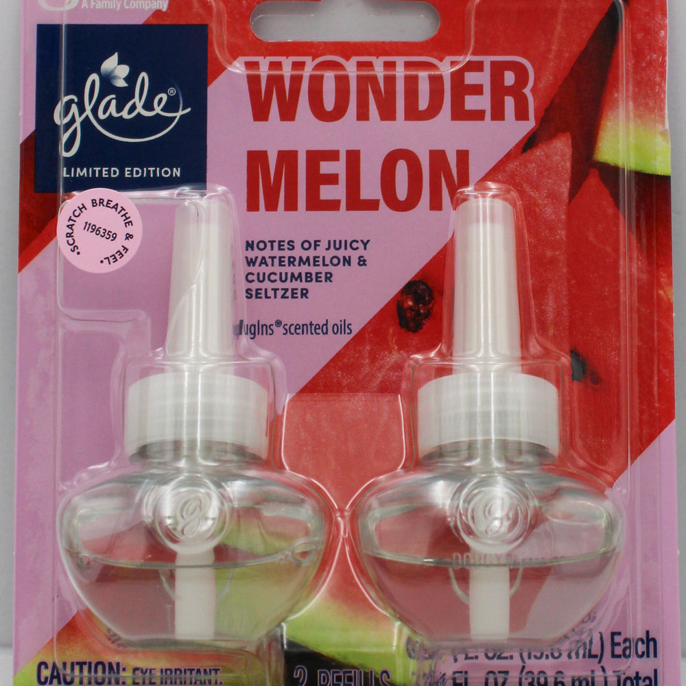 GLADE PLUGINS SCENTED OIL WONDER MELON 2ct 0.67floz US