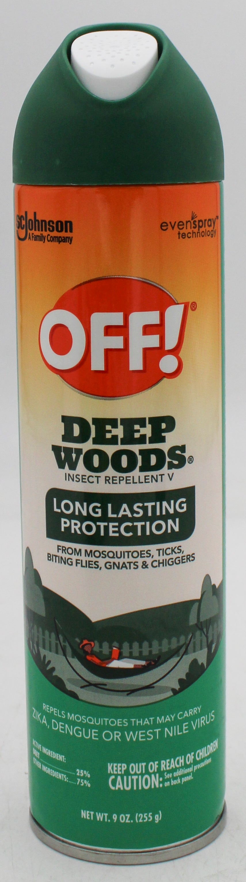 SP OFF! DEEP WOODS INSECT REPELLENT LONG LASTING PROTECTION 9oz