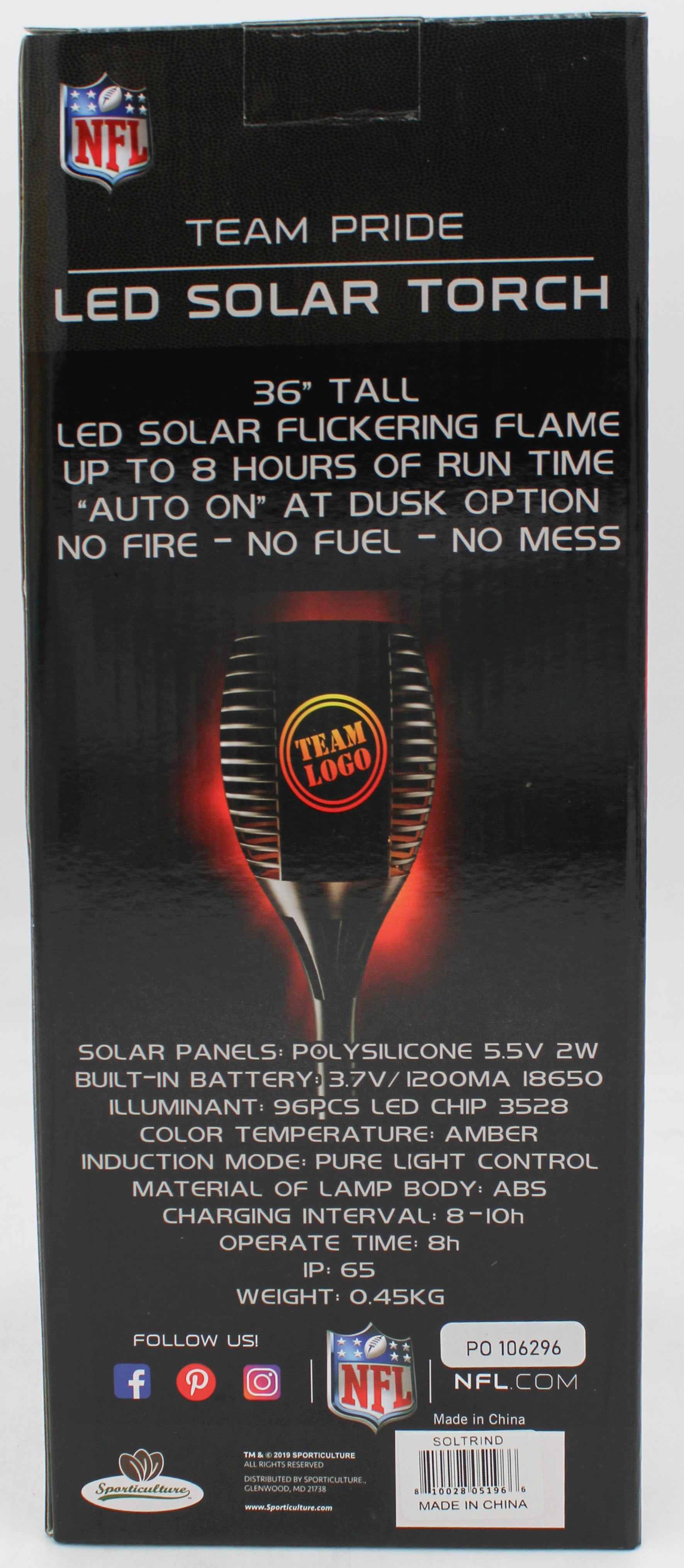 INDIANAPOLIS COLTS LED SOLAR TORCH  36"