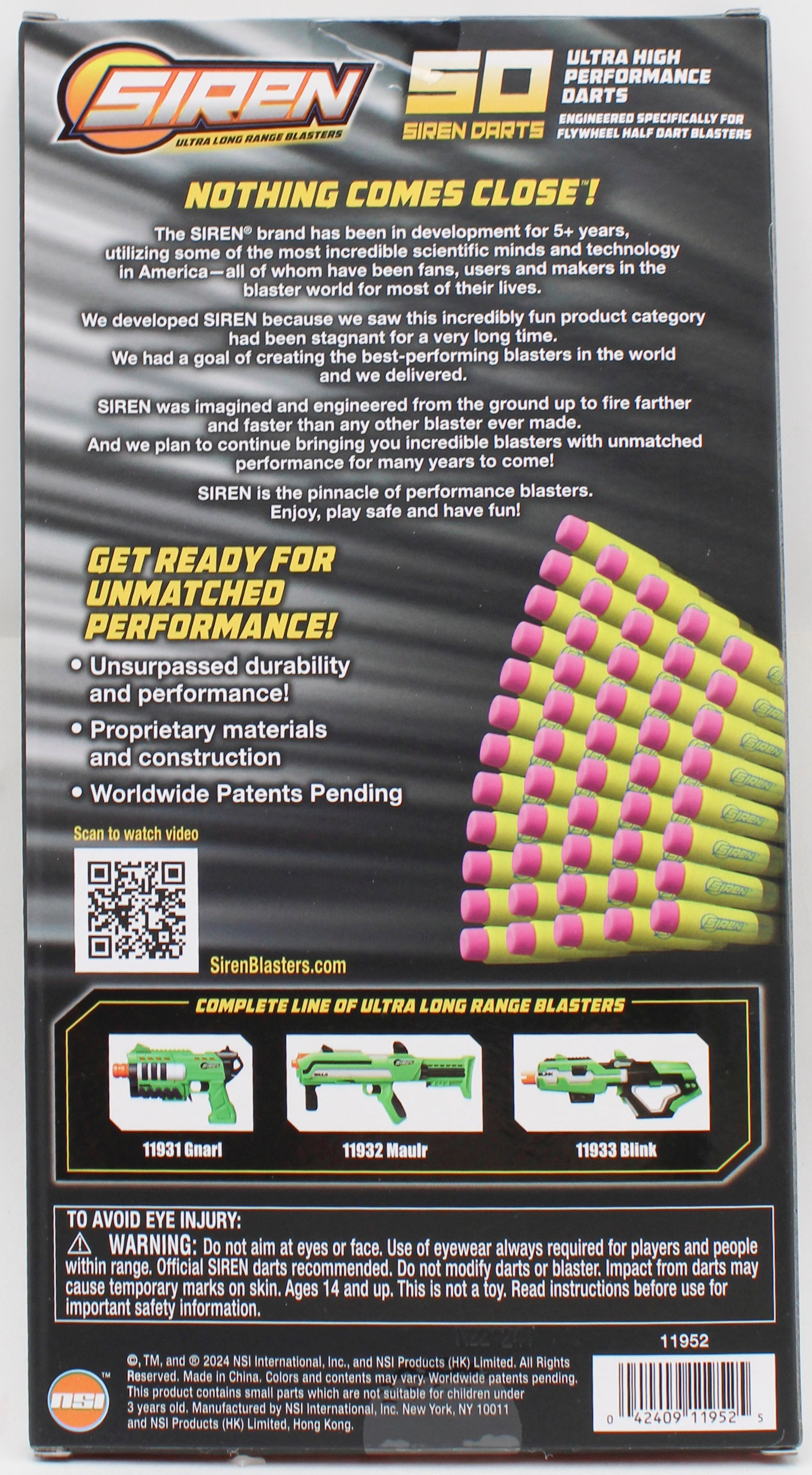 SIREN 50PC BOLT REFILL