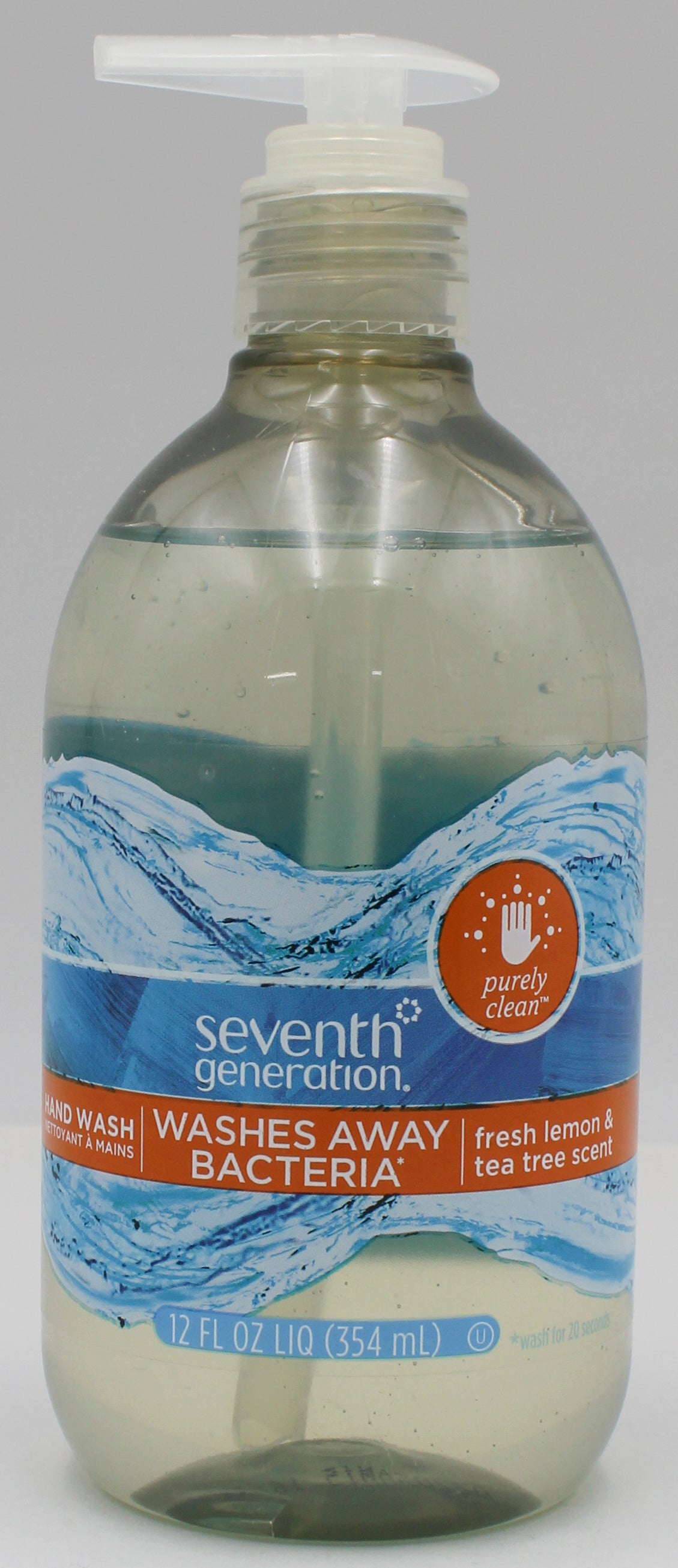 SEVENTH GENERATION LIQUID HAND SOAP LEMON & TEA TREE 12oz/354ml