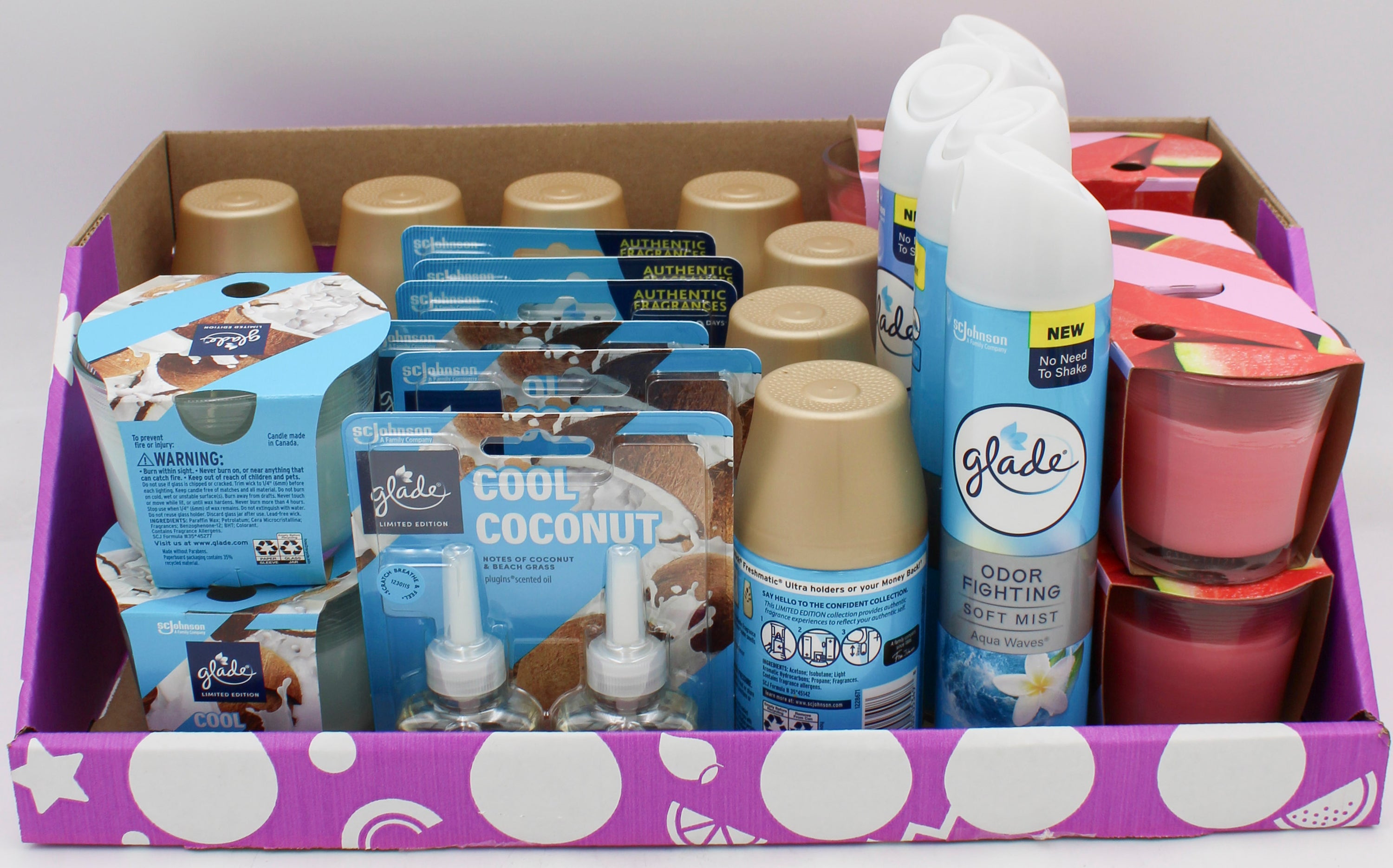 GLADE SPRING MIXED 24CT PDQ