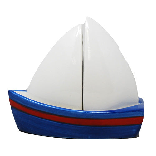 HALLMARK SAILBOAT SALT/PEPPER SET-NI
