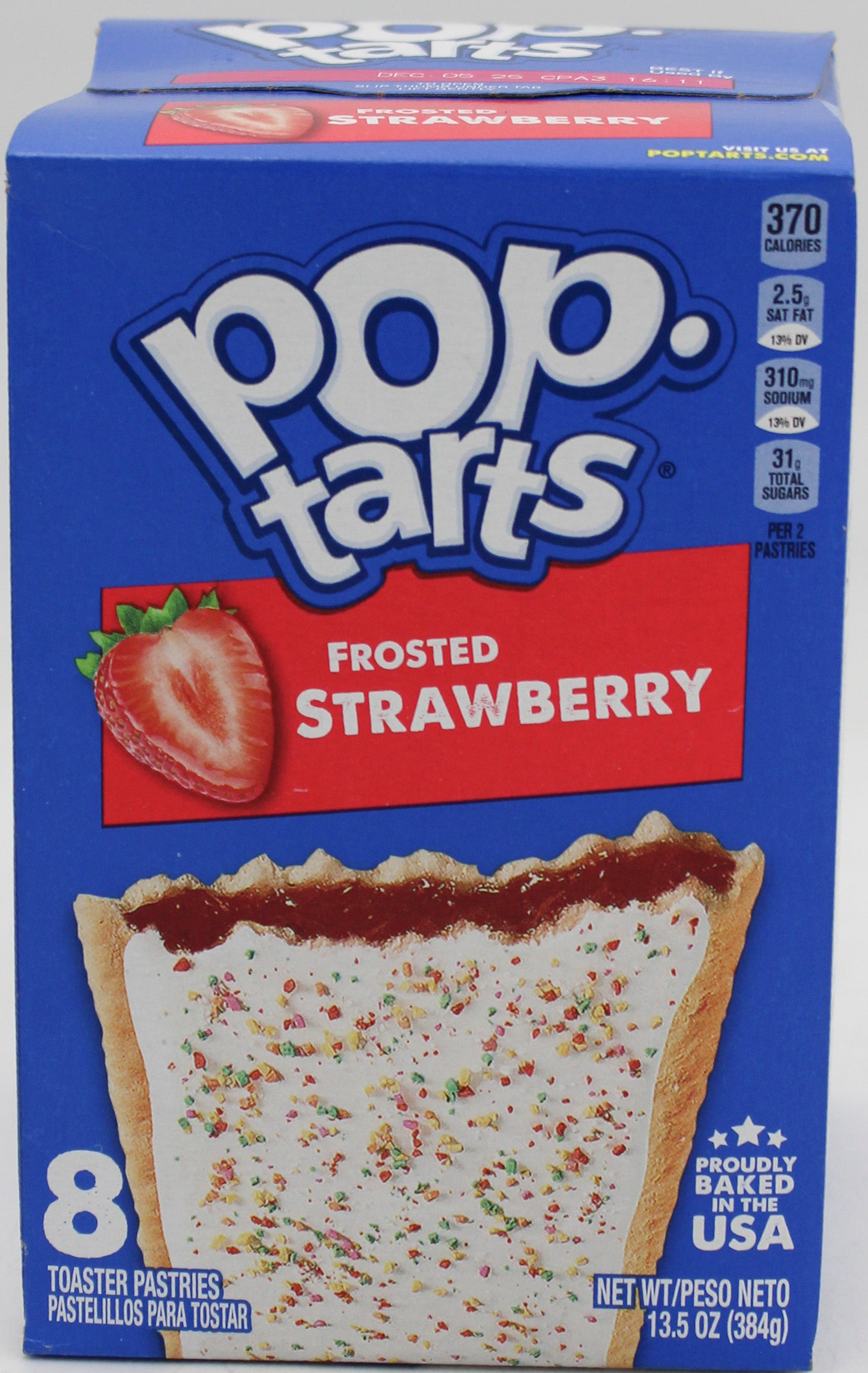 POP-TARTS FROSTED STRAWBERRY 8ct 13.5oz bb 12/5/25