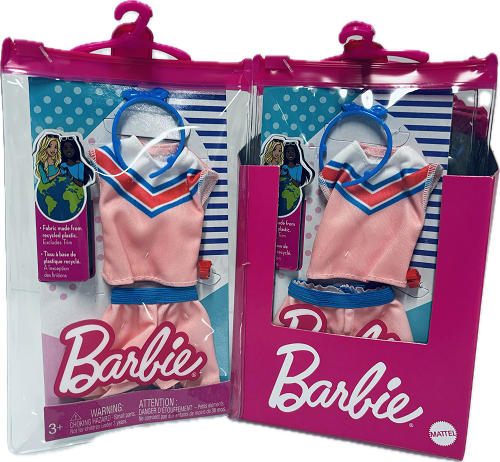 MATTEL BARBIE FASHIONS PINK SET