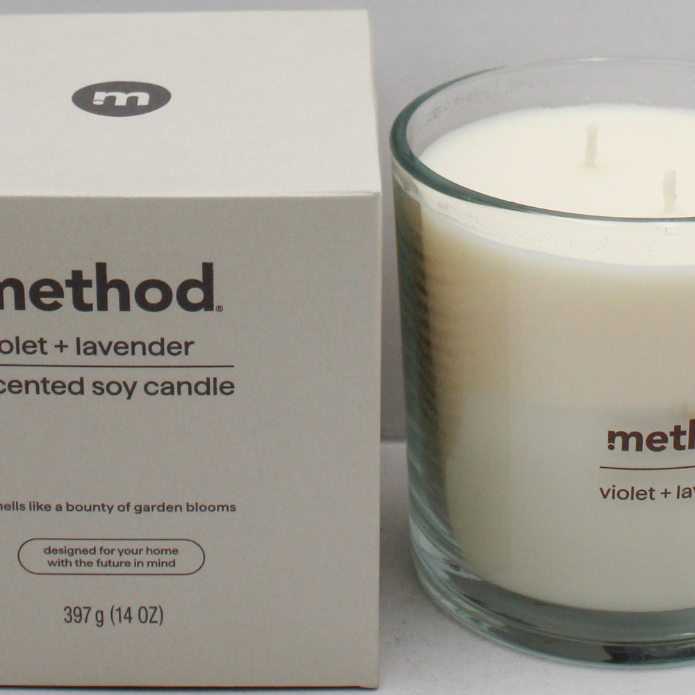 METHOD PREMIUM CANDLE VIOLET + LAVENDER 14oz. US