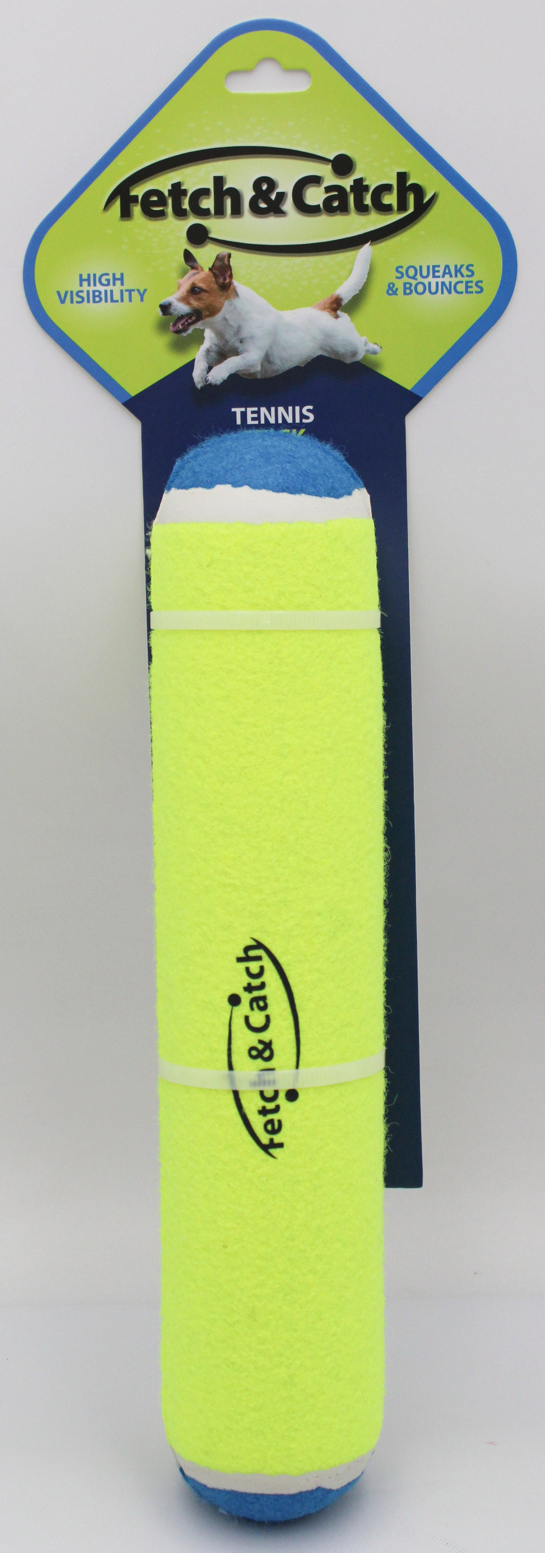 Fetch & Catch Tennis Stick Dog Toy Blister Pack