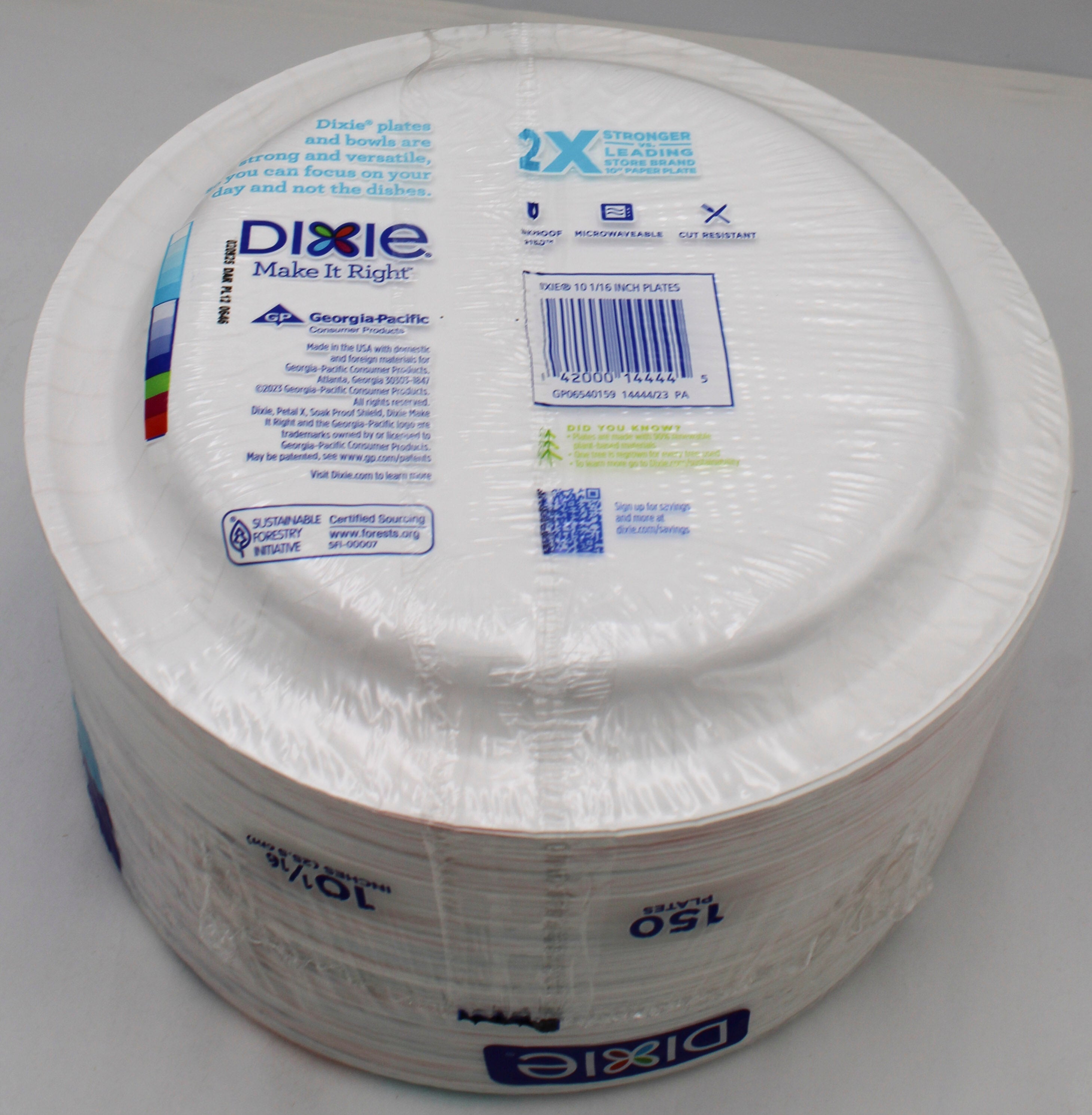 DIXIE PLATES 10 1/16 IN 150CT