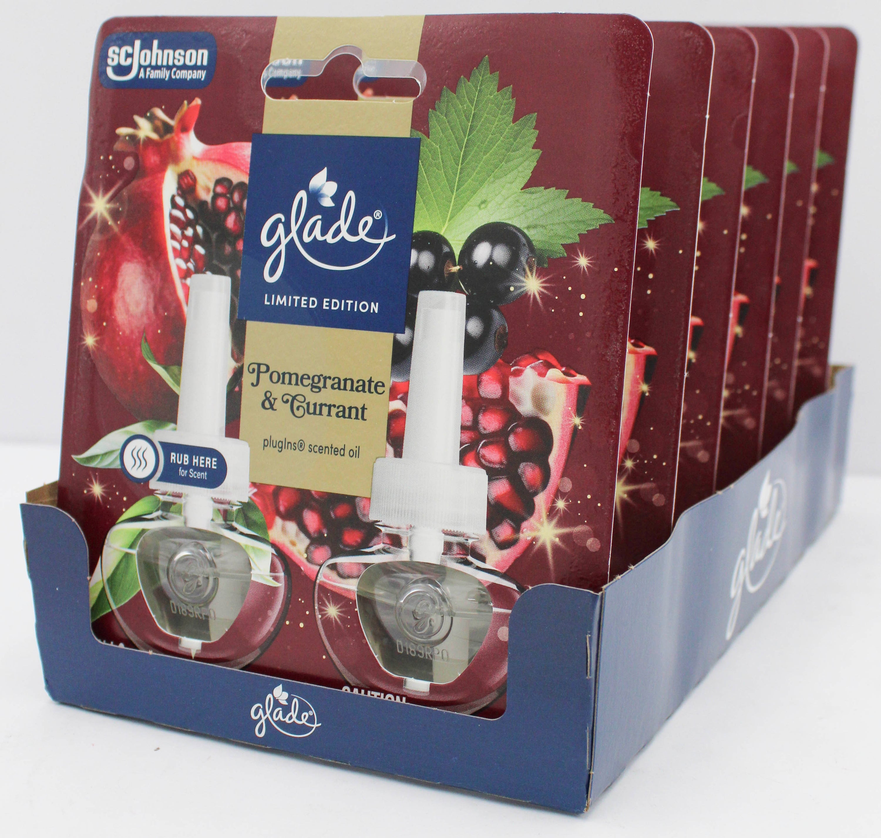 GLADE PLUGINS SCENTED OIL POMEGRANATE & CURRANT 2ct 0.67floz US