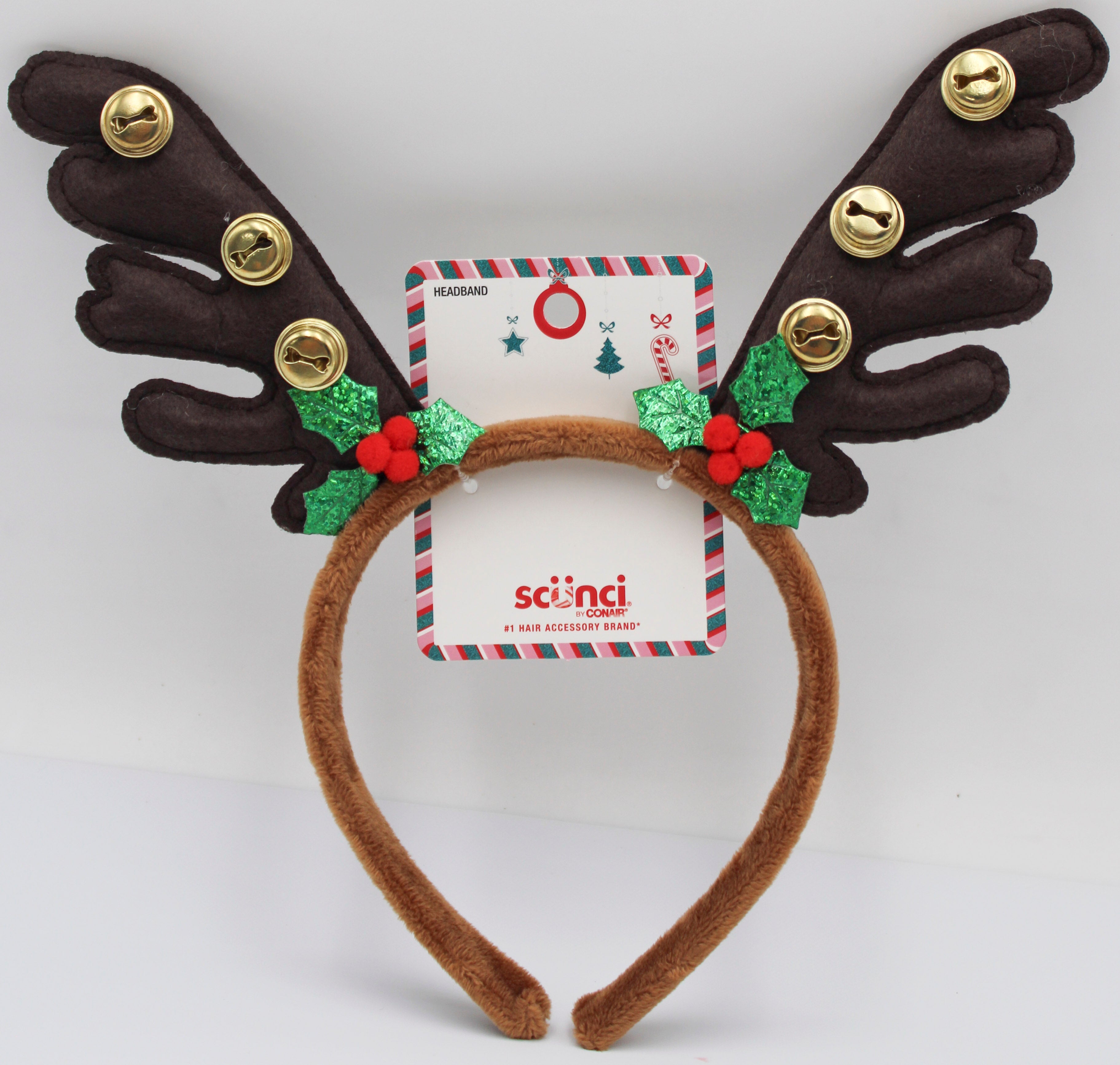 Scrunci Reindeer Bells Headband – Bulk Pack
