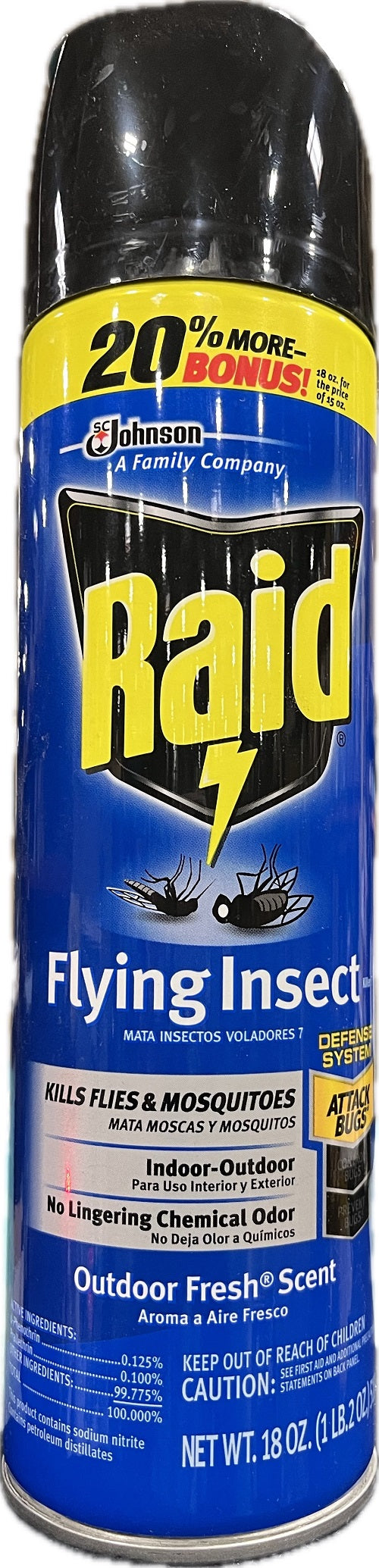 SP RAID FLYING INSCET 18oz-FRESH SCENT