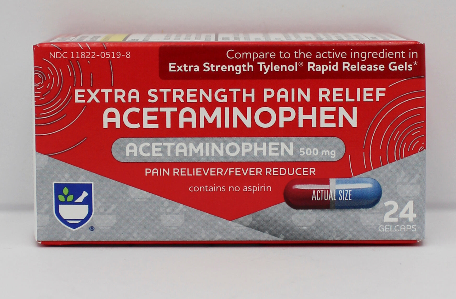 RITE AID PAIN RELIEF ACETAMINOPHEN EXTRA STRENGTH QUICK RELEASE GELCAPS 24ct EXP 12/15/2027