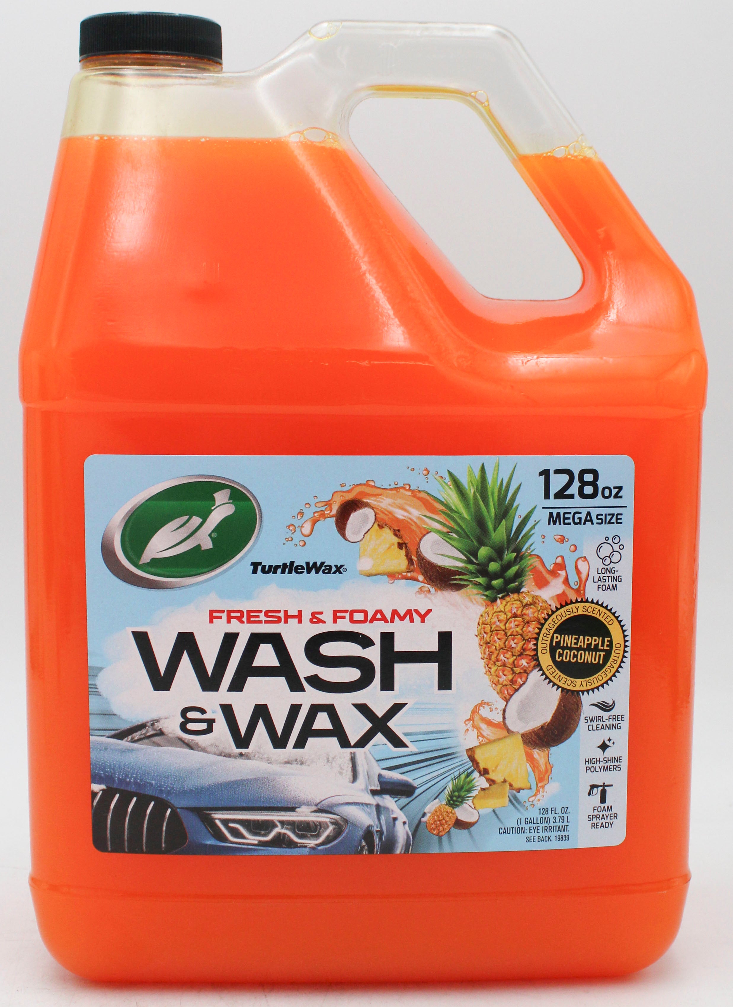 SP TURTLE WAX WASH + WAX 128 Oz.PINAPLE COCONUT