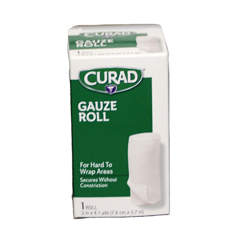 CURAD GAUZE ROLL 3INX4.1 YARDS NI
