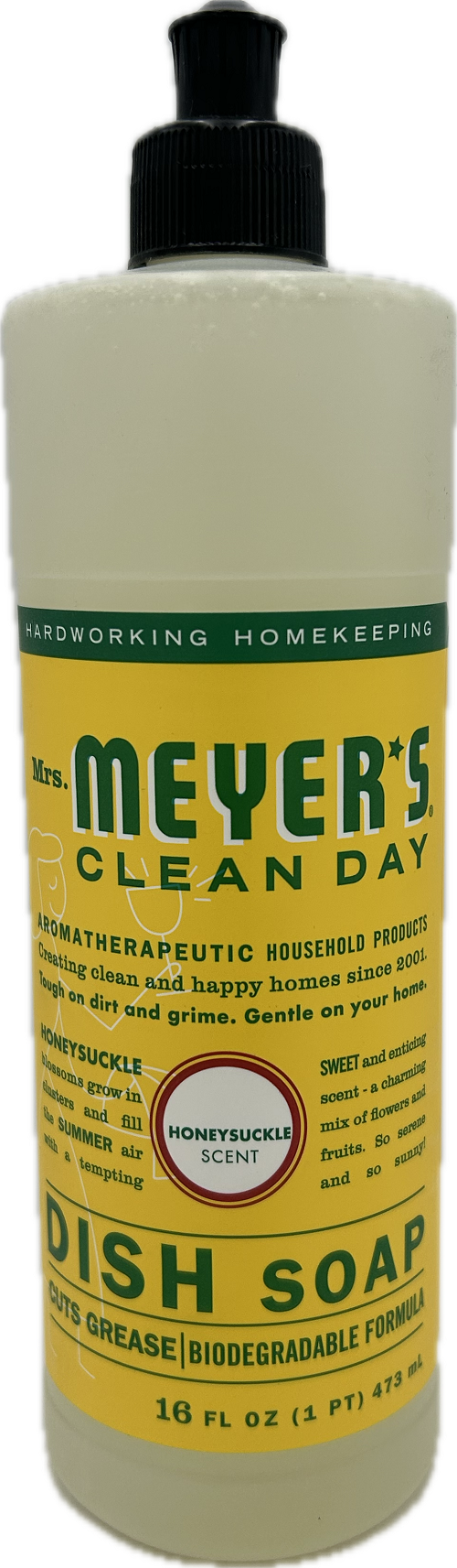 MRS MEYERS LIQUID DISH SOAP HONEYSUCKLE 16oz US