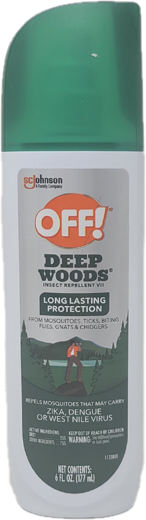 SP OFF! DEEP WOODS 6oz PUMP-UNSCENTED