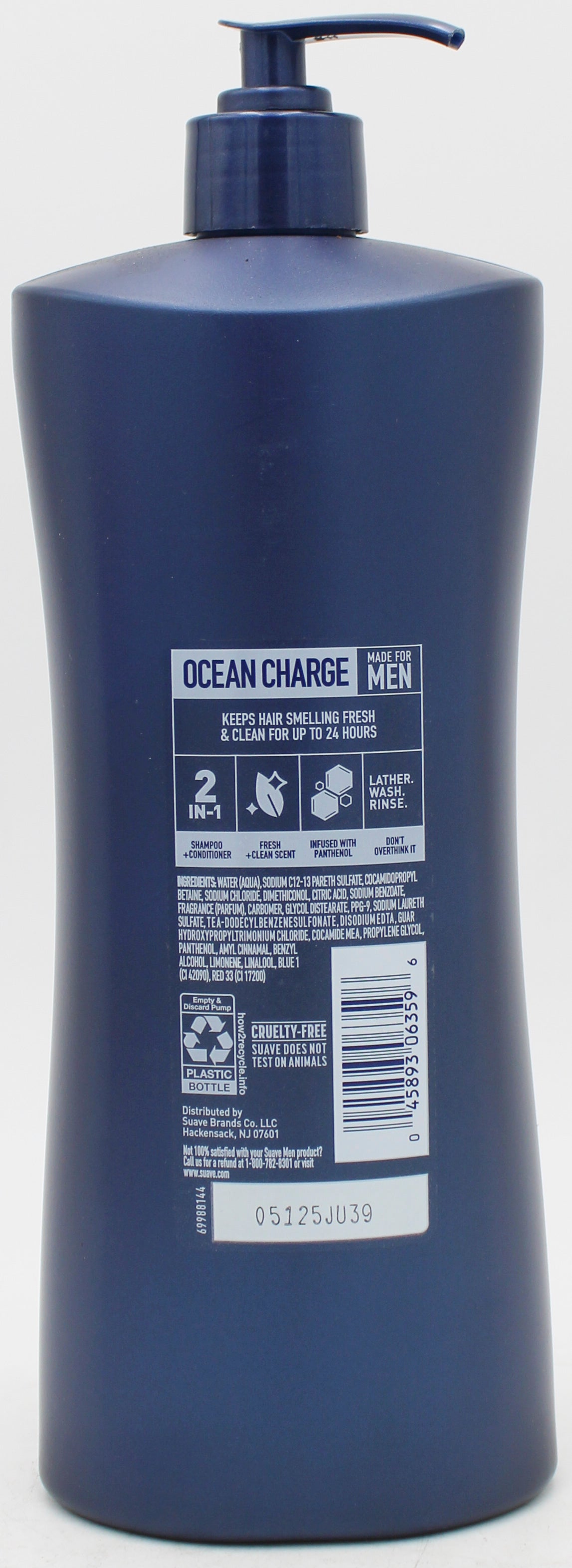 28oz SUAVE NENS 2 IN 1 SHANMPOO AND CONDITIONER OCEAN