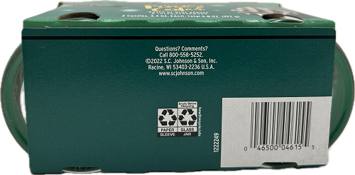 GLADE CANDLE TWINKLING PINE & CEDAR 2ct 3.4oz US