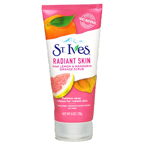 ST. IVES RADNT SKIN SCRUB 6oz-LEMON