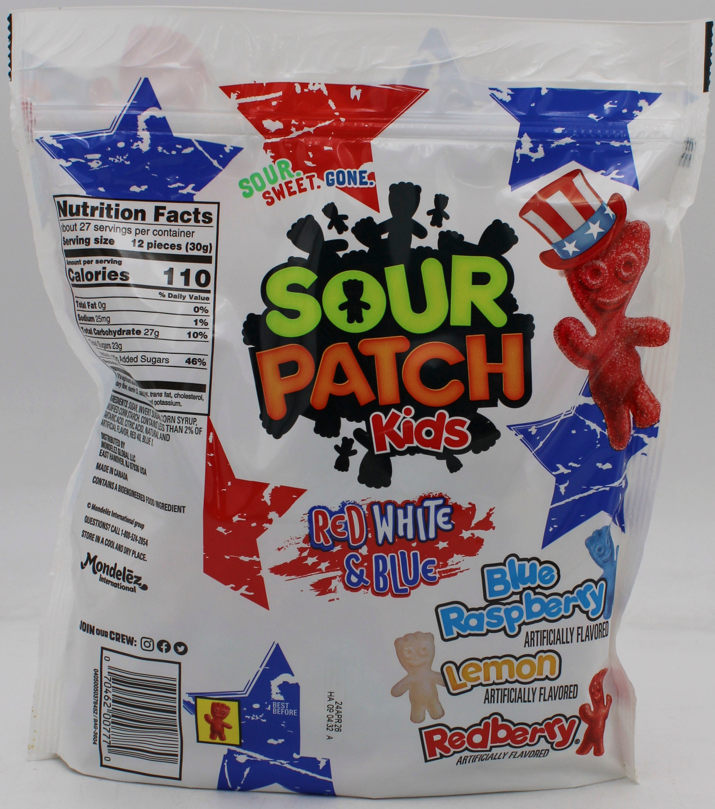 1.8LB SOUR PATCH KIDS RWB BAG 4  BB 4/24/26
