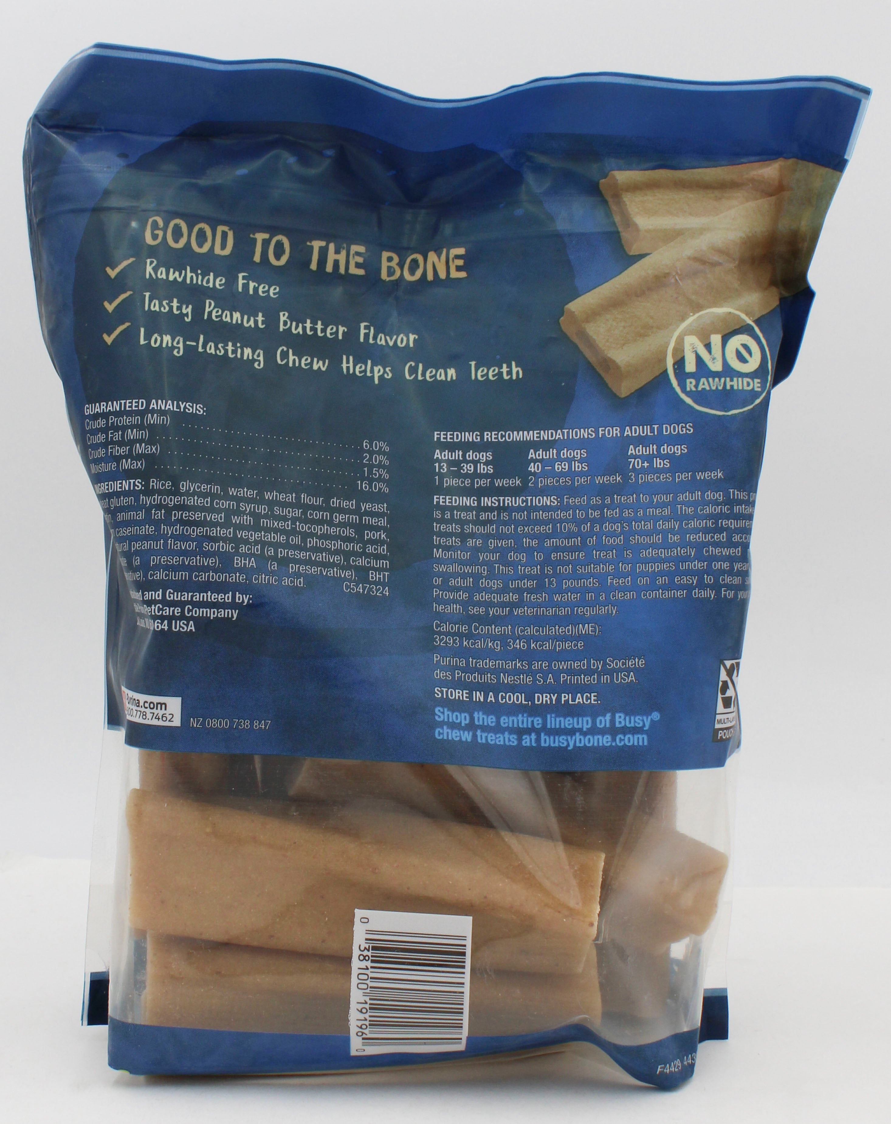 BUSY BONE PEANUT BUTTER 35oz BB 8.31.26 NI