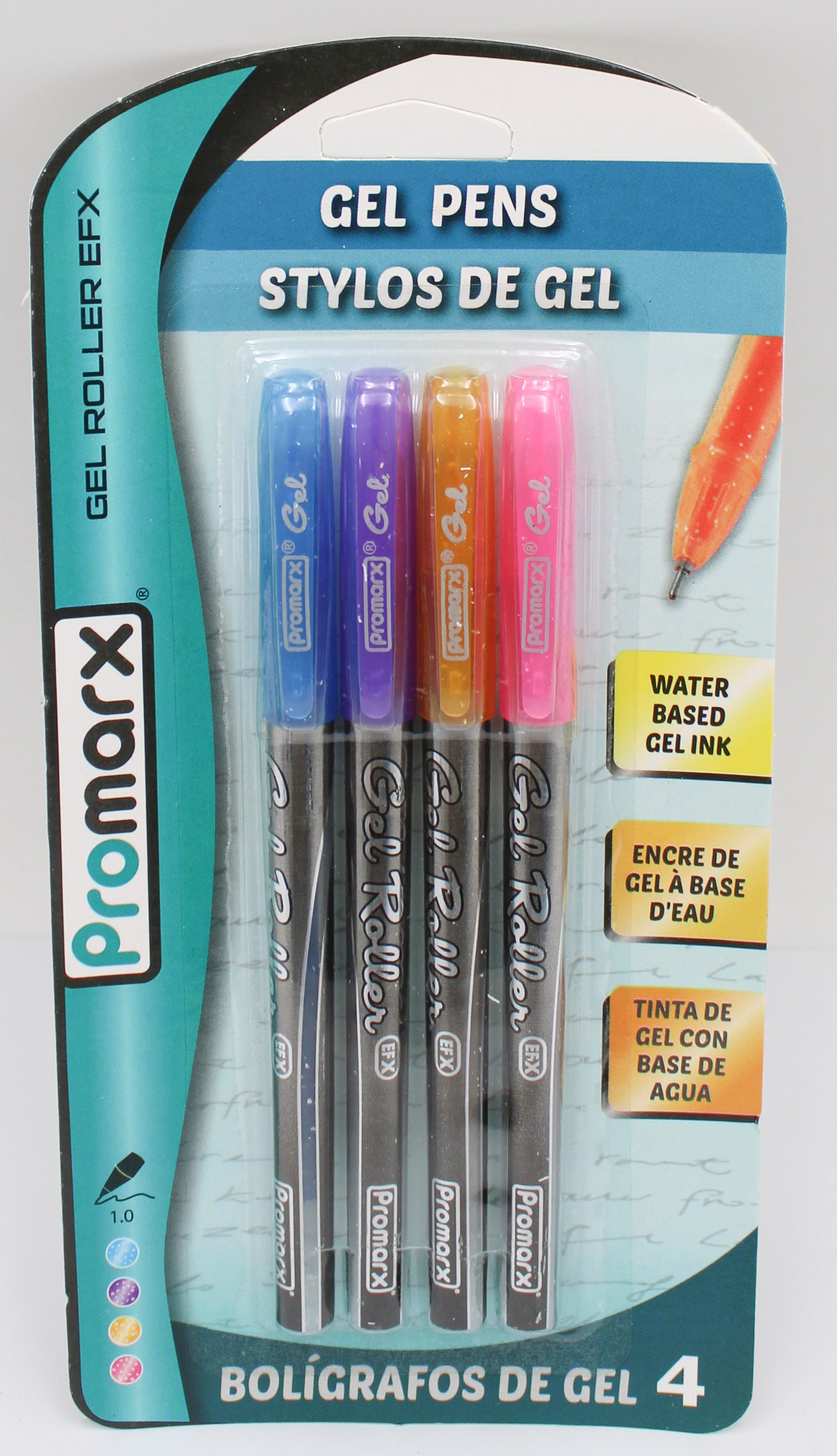 PROMARX GEL PENS 1.0M 4CT