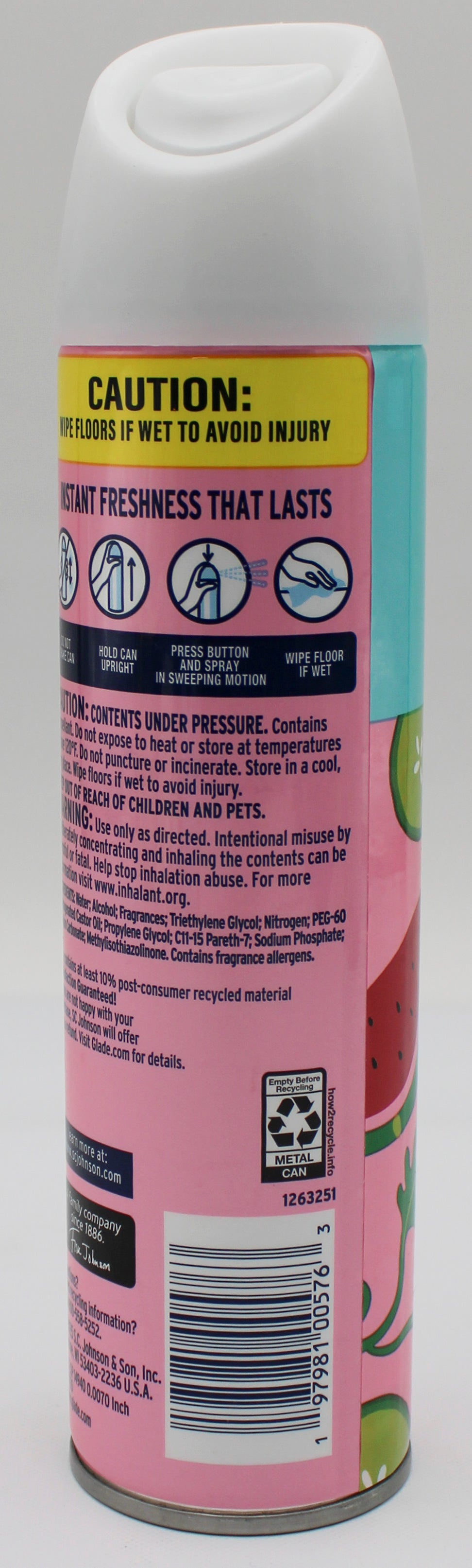 GLADE AEROSOL WATERMELON & CUCUMBER 7.3oz US
