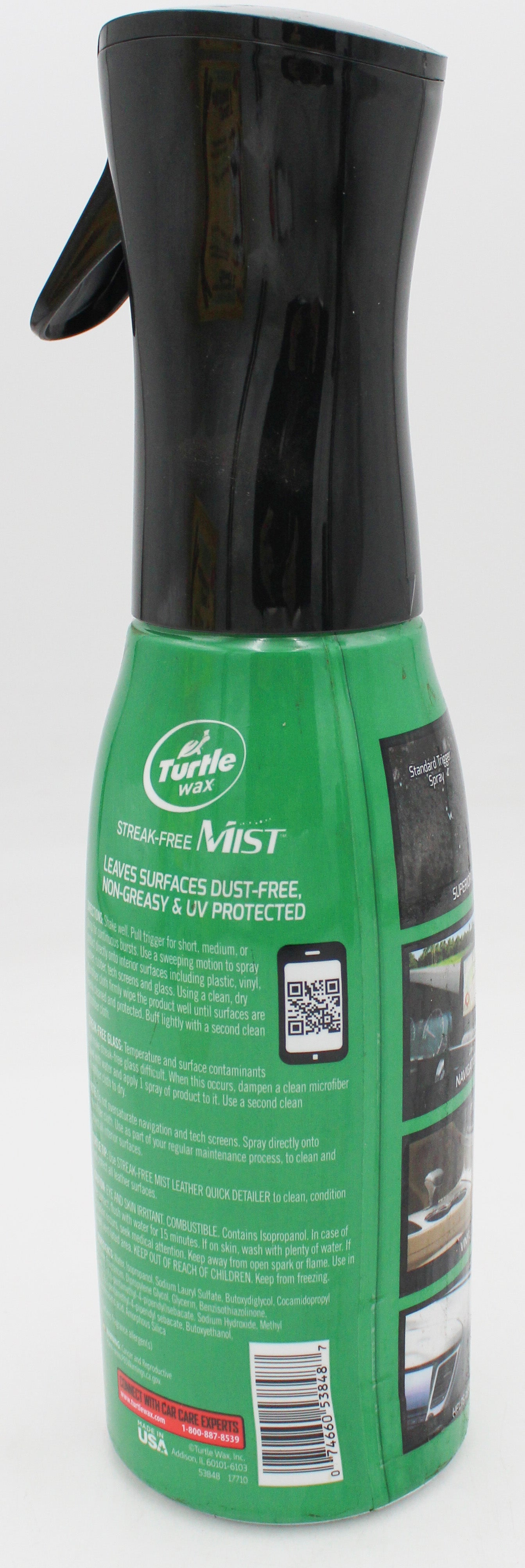 SP TURTLE WAX STREAK FREE MIST INTERIOR QUICK DETAILER 20oz