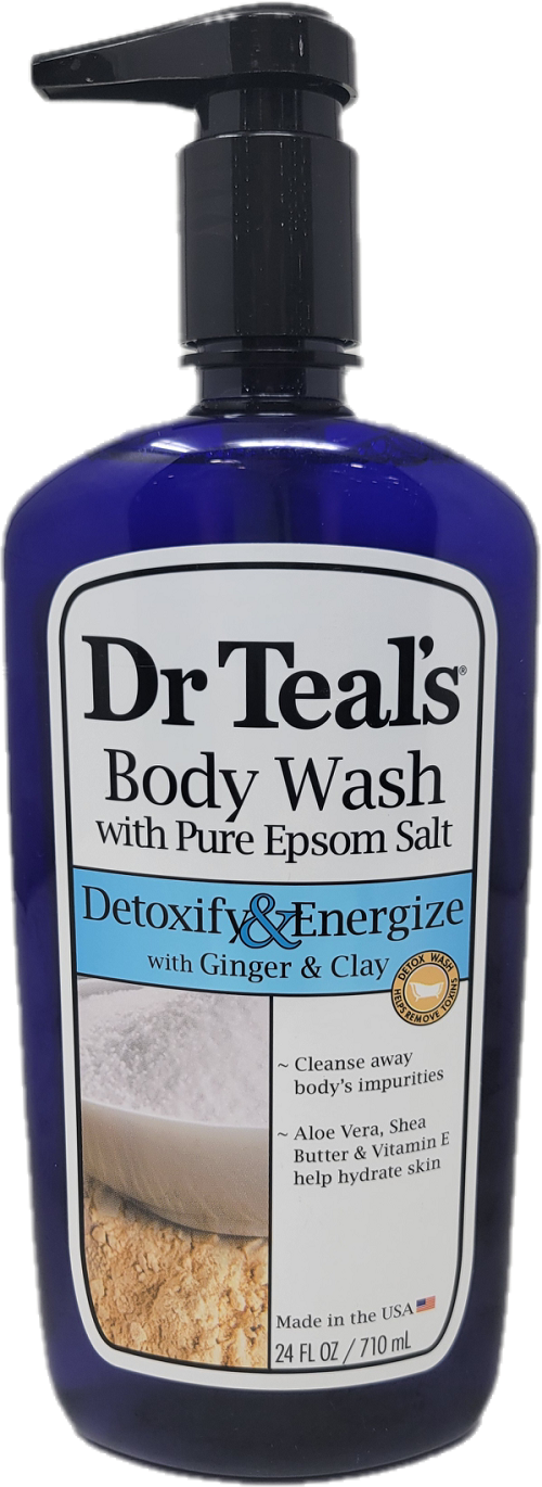 SP DR TEAL'S BODY WASH WIH EPSOM SALT DETOXIFY & ENERGIZE 24oz NI