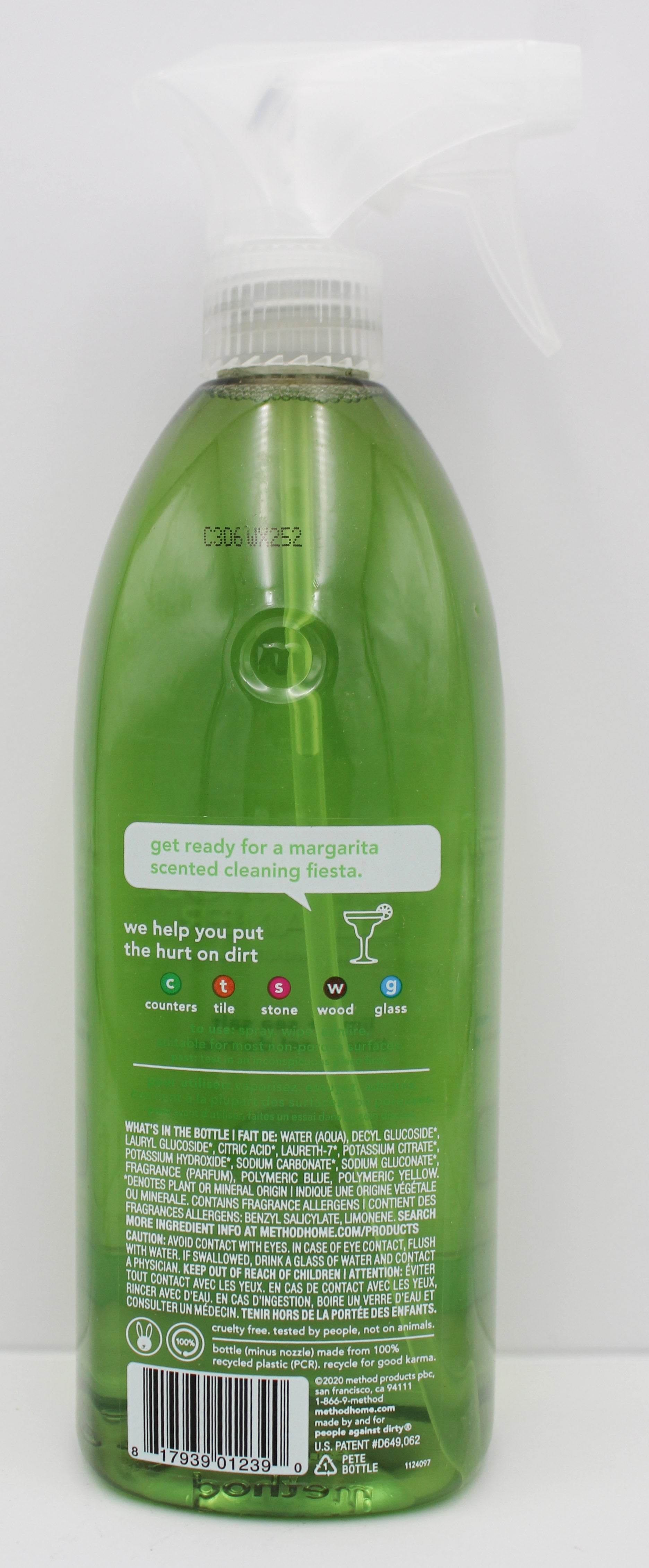 METHOD ALL PURPOSE CLEANER LIME + SEA SALT 28oz NA