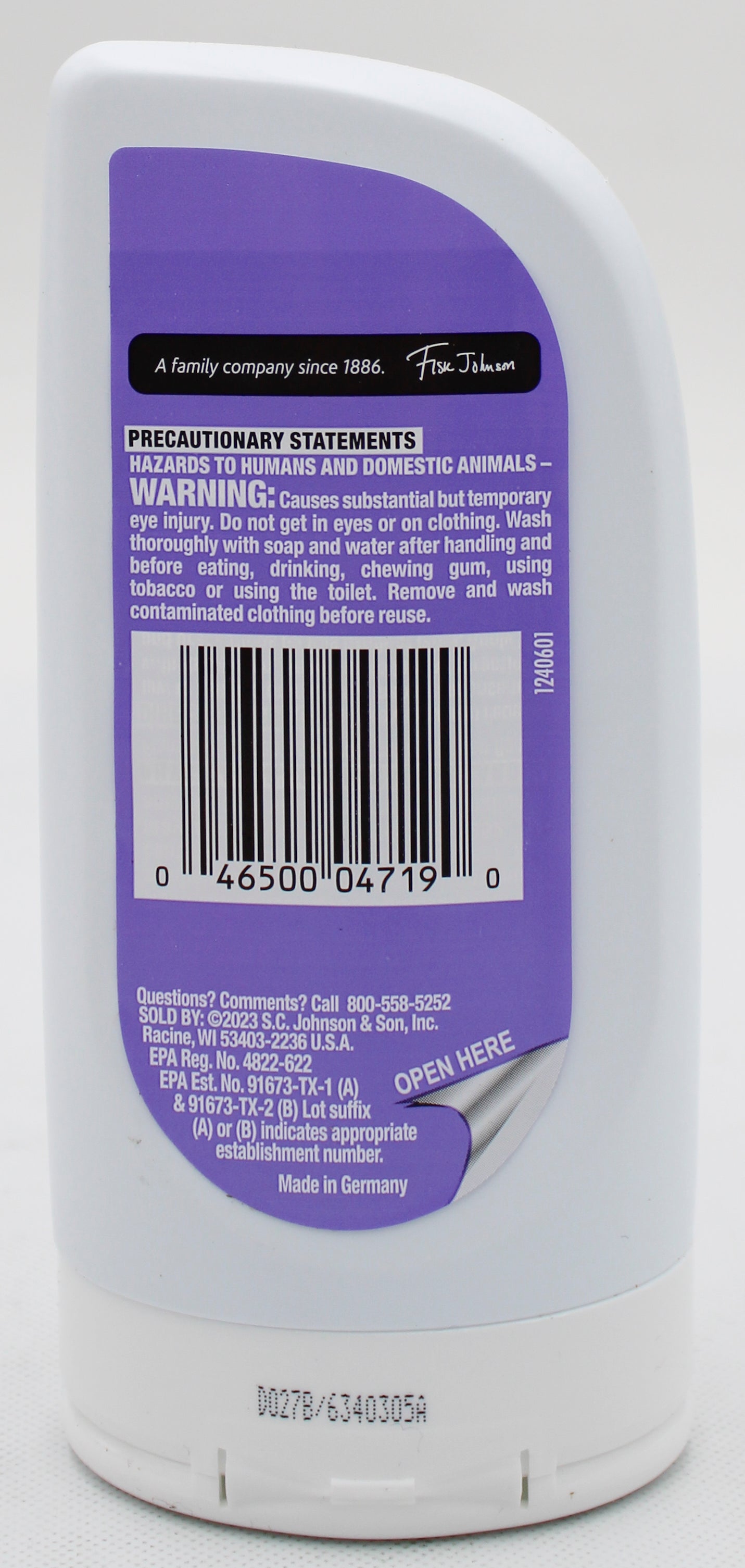 OFF CLEAN FEEL INSECT REPELLENT GEL 3.8oz US