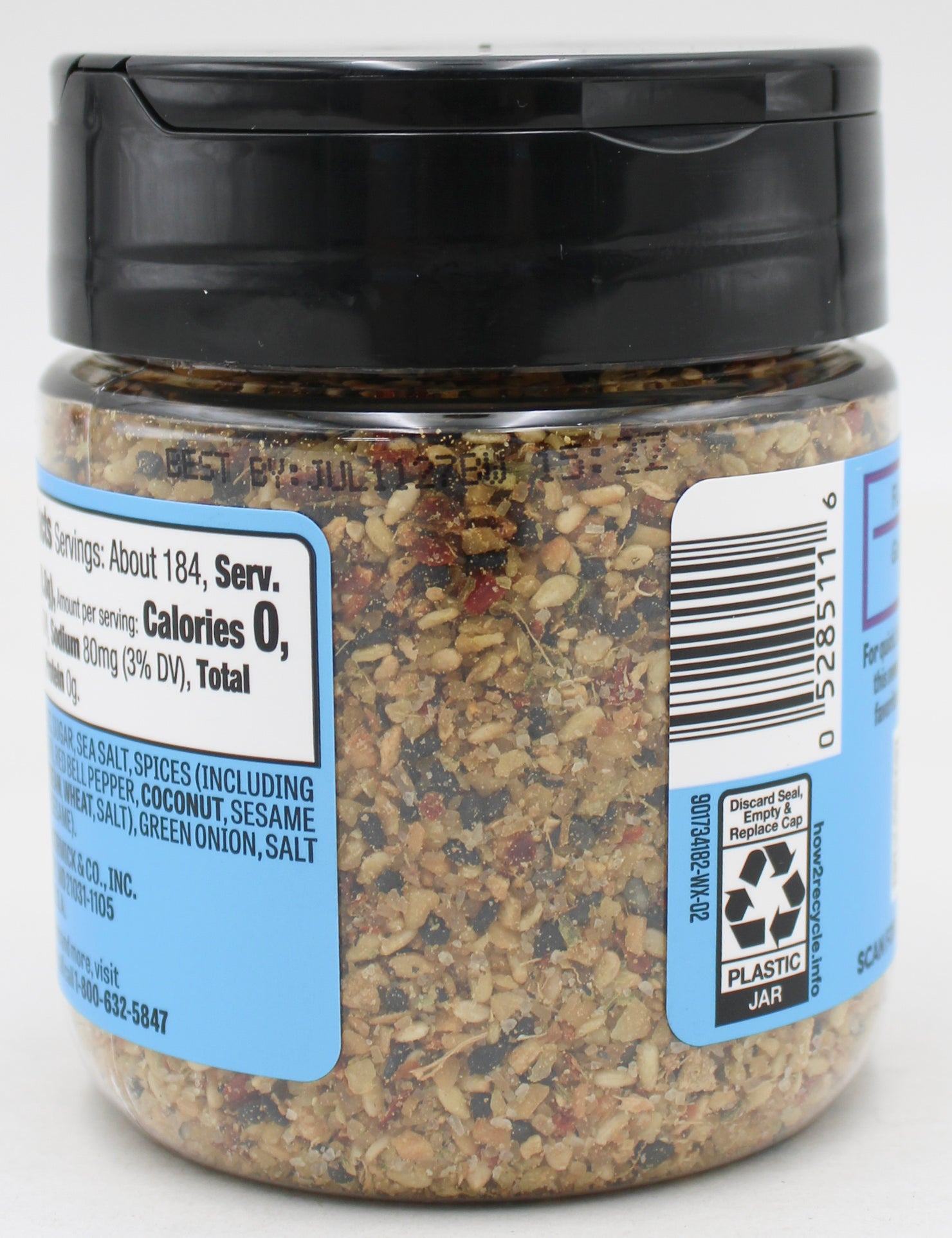 MCCORMICK FLAVOR MAKER SALMON TOPPING SEASONING 5.2 OZ BB 7/11/27