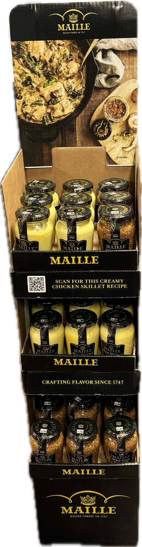 MAILLE MUSTARD MIXED FLOORSTAND EXP 9/13/26