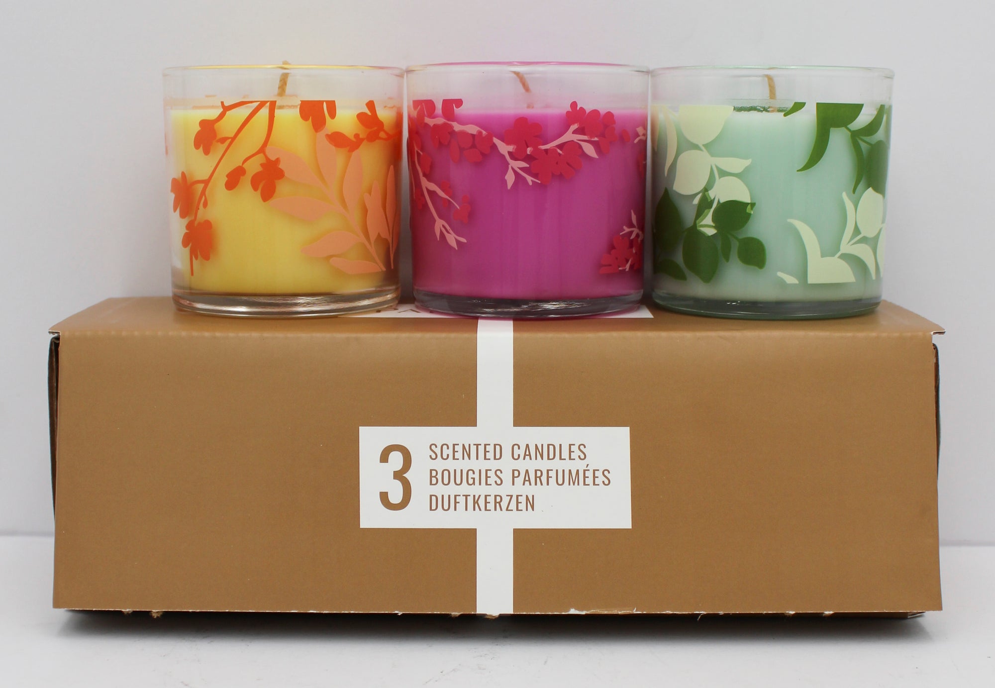 PARTYLITE TROPICAL FRUITS MINI JAR TRIO 3ct 3.5oz