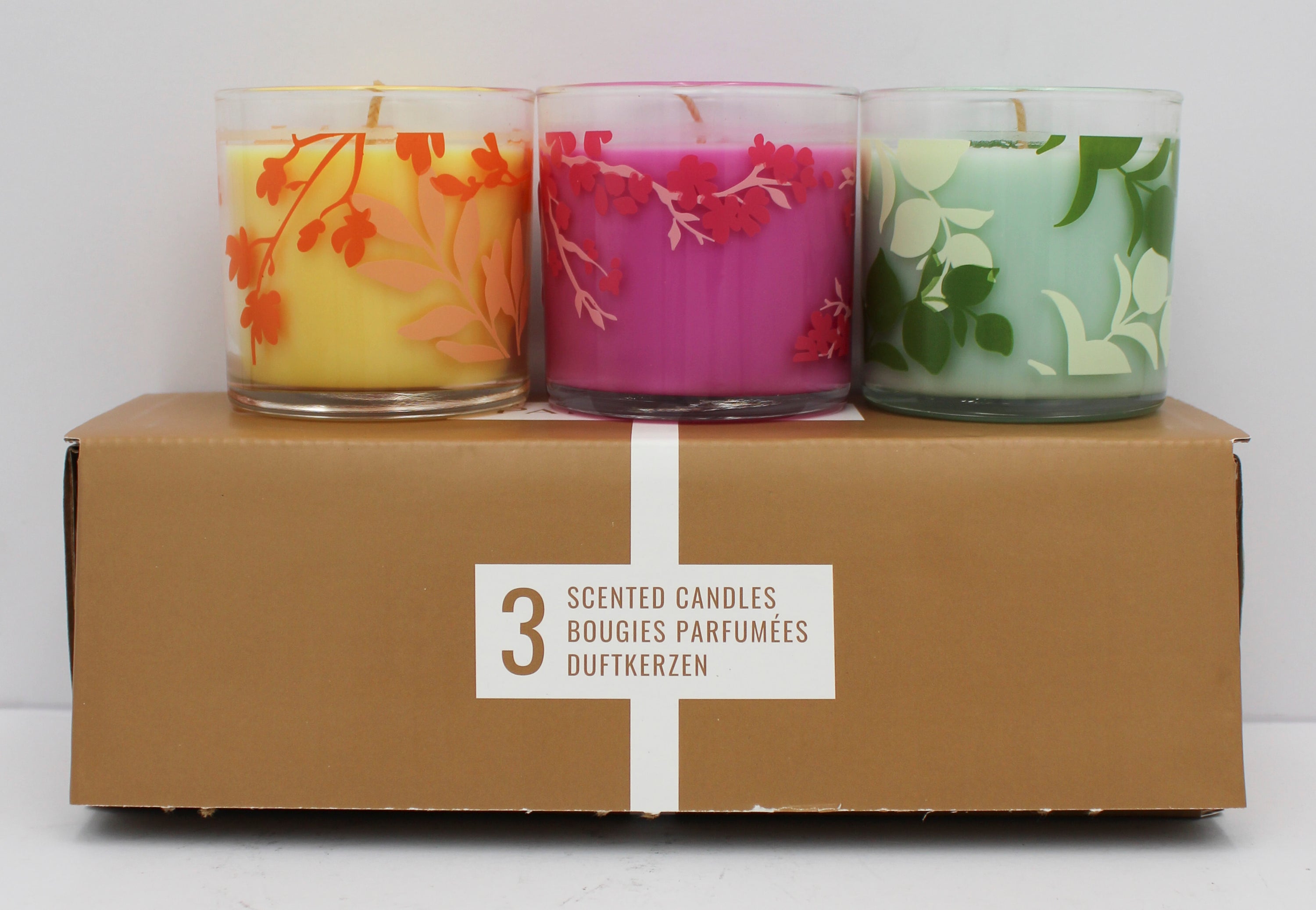 PARTYLITE TROPICAL FRUITS MINI JAR TRIO 3ct 3.5oz