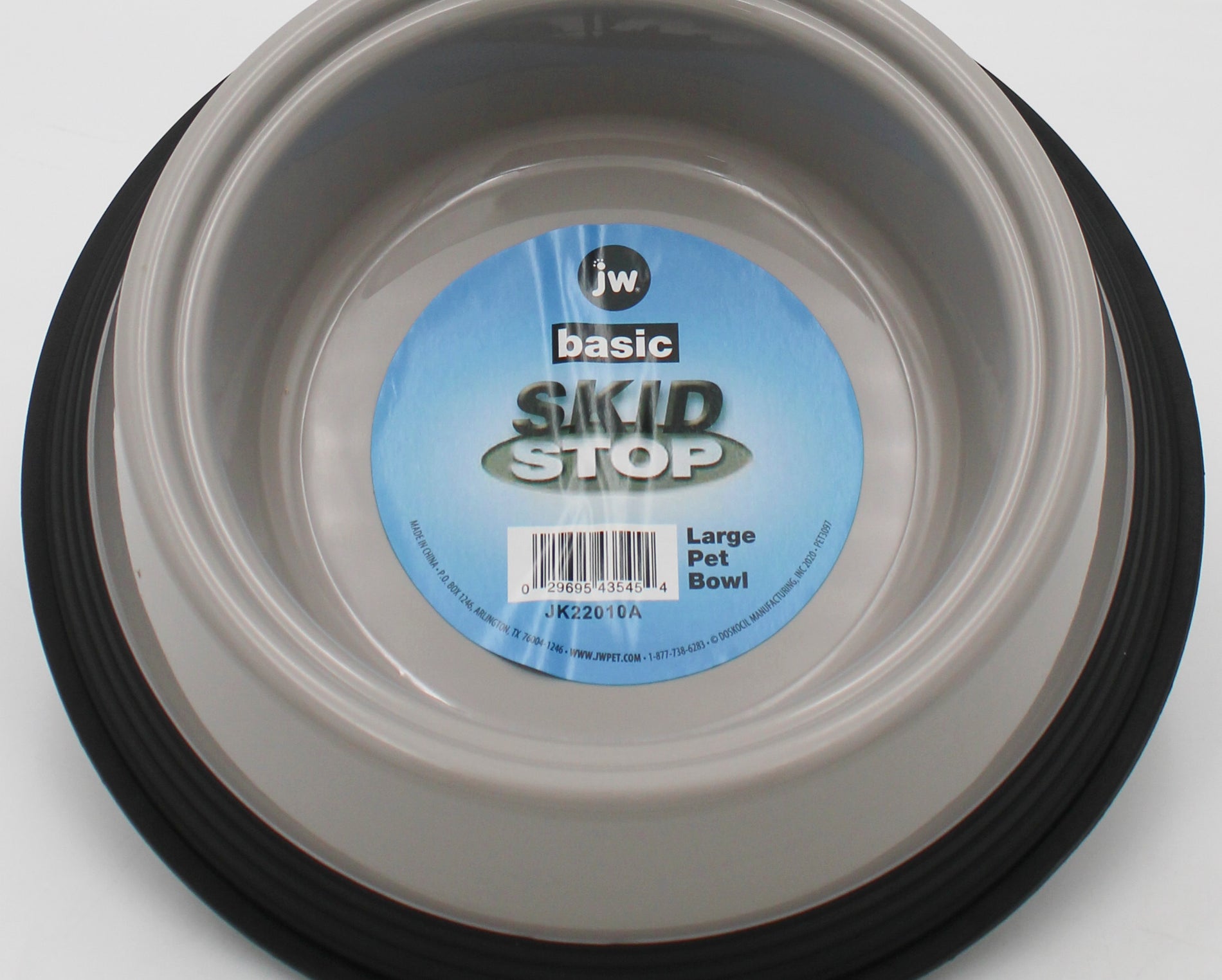 JW PET COMPANY SKID STOP BASIC PET BOWL LARGE 4 CUP