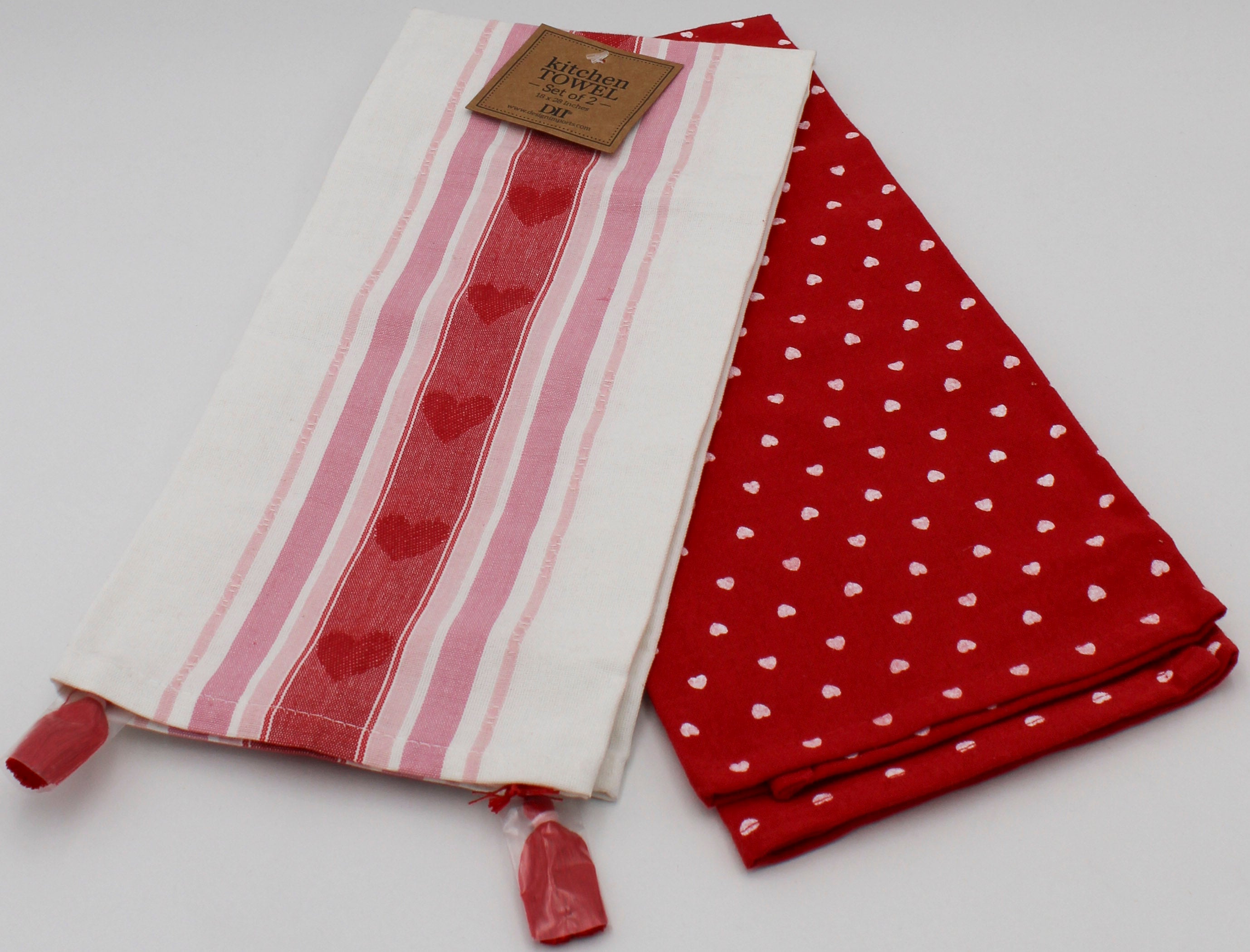 SET OF 2 DISHTOWELS - ALL MY LOVE