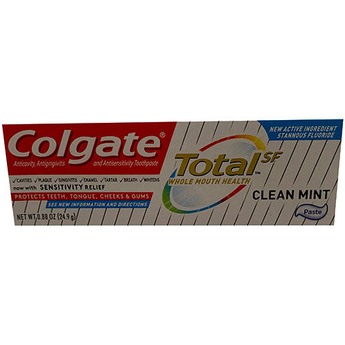 COLGATE T/PASTE .88oz(7/22)CLN MINT-NI