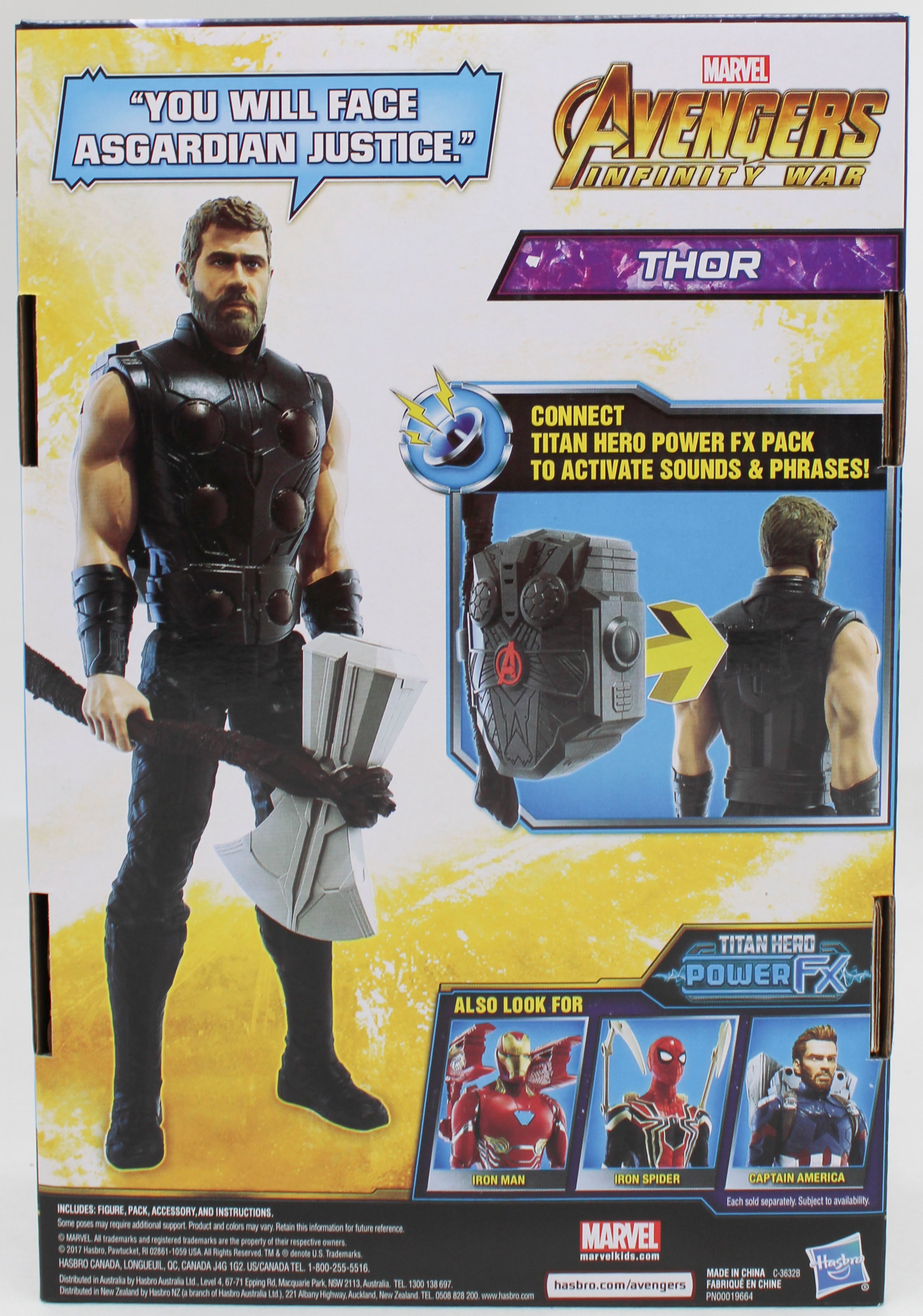 MARVEL: TITAN HERO SERIES POWER FX - 12" THOR W/SOUND