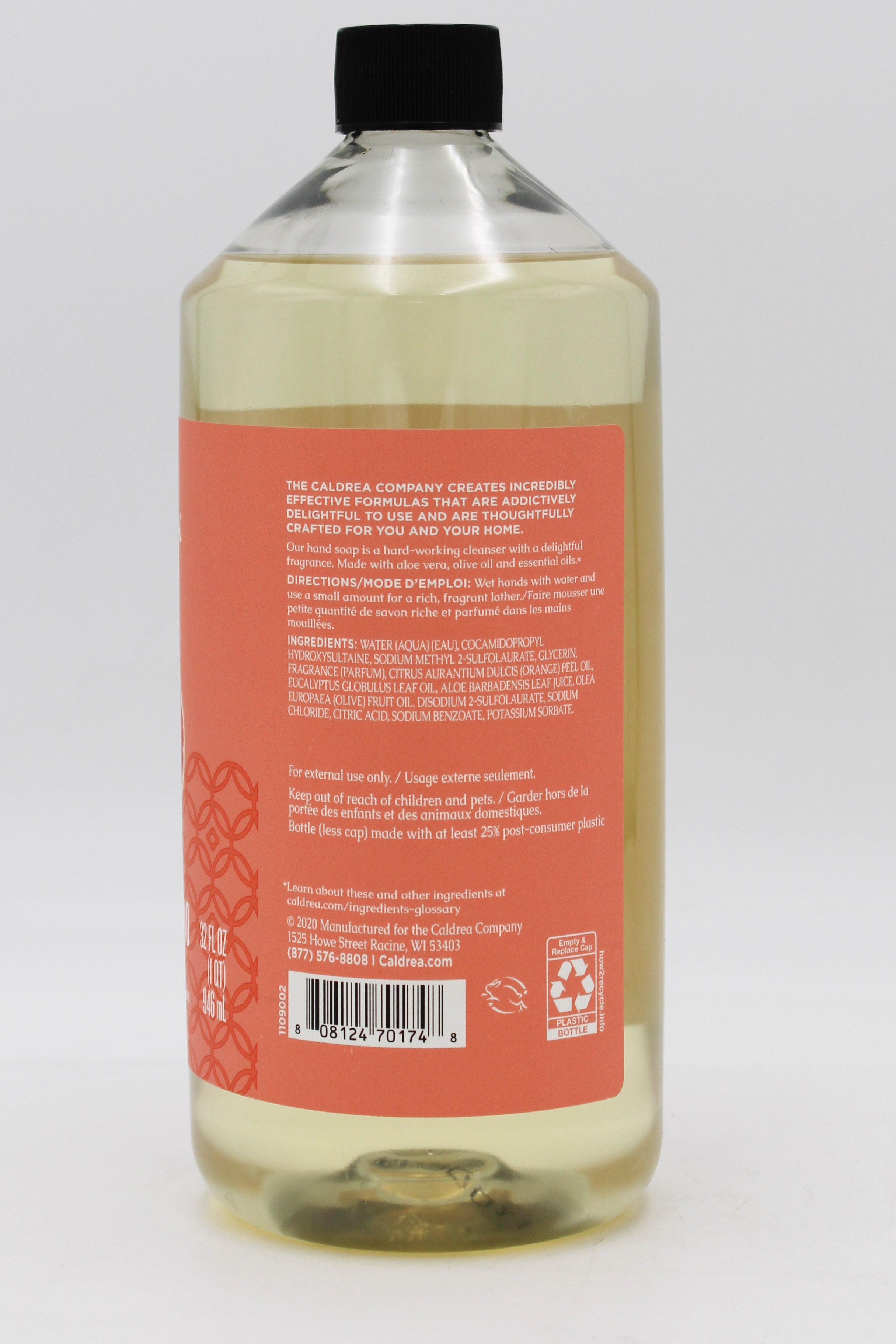 CALDREA HAND SOAP REFILL TANGLO PALM FROND 32oz US