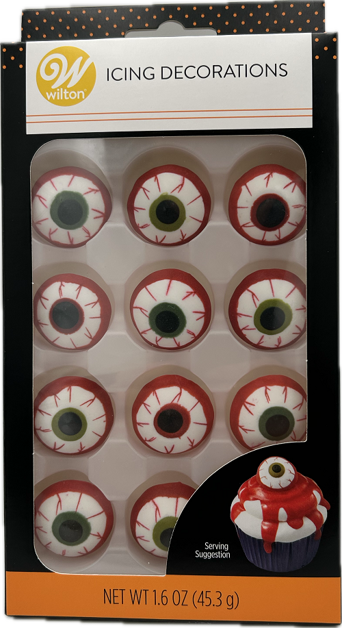 HALLOWEEN ICING DECORATION ROYAL BLOODY EYEBALLS 12 CT NI BEST BUY: 11/2025
