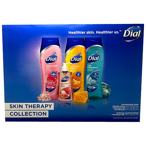 DIAL BATH/BODY 4PC SET-SKIN THERAPY