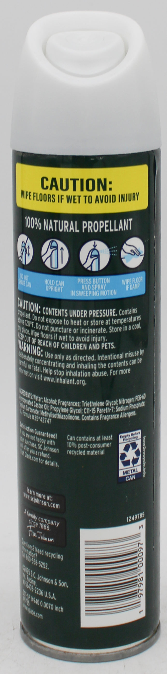 SP GLADE AIR FRESHENER SOFT MIST 8oz BALSAM & SPRUCE