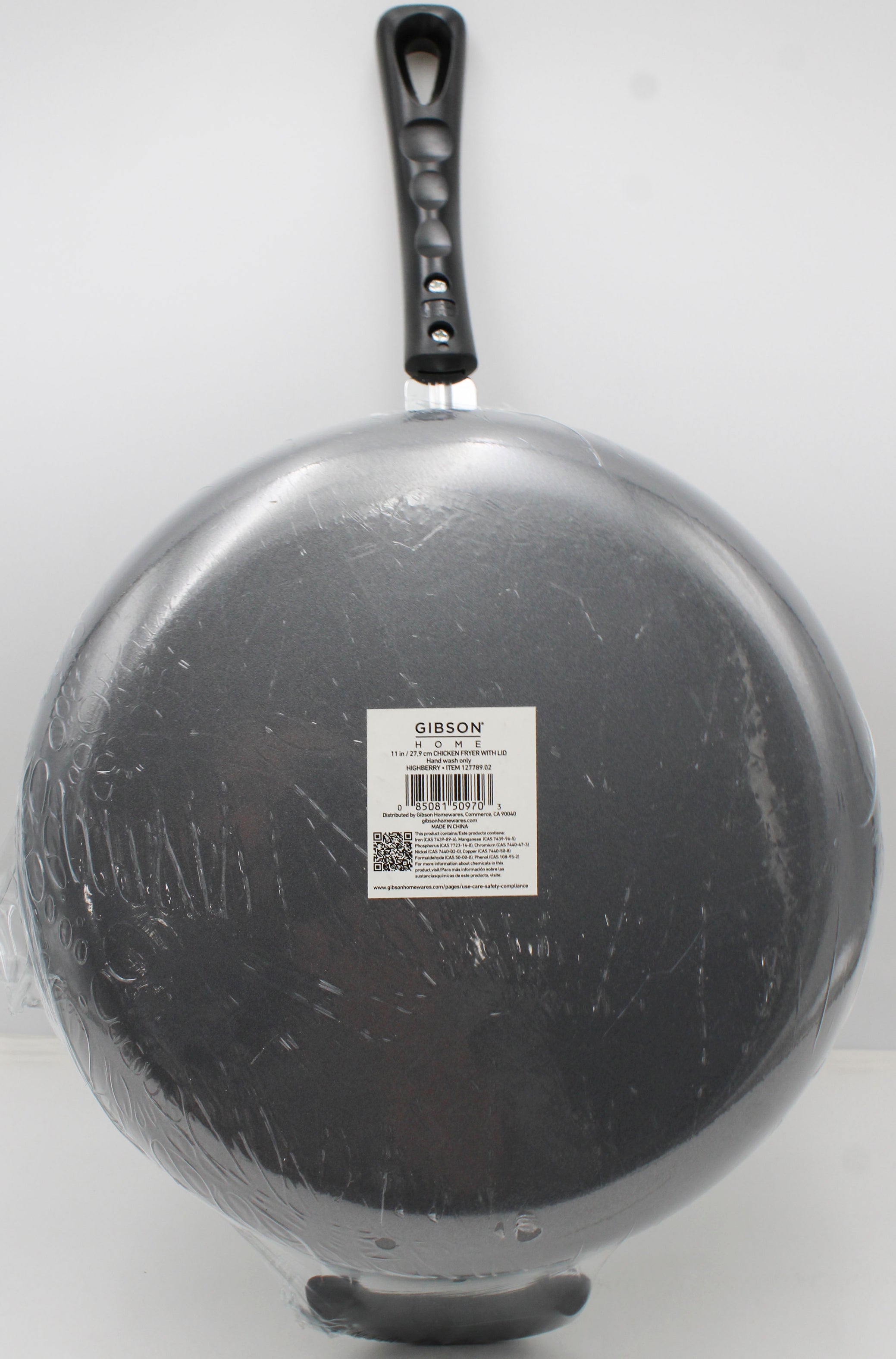 GIBSON HOME HIGHBERRY 11in NON-STICK CHICKEN FRYER W/ LID NI