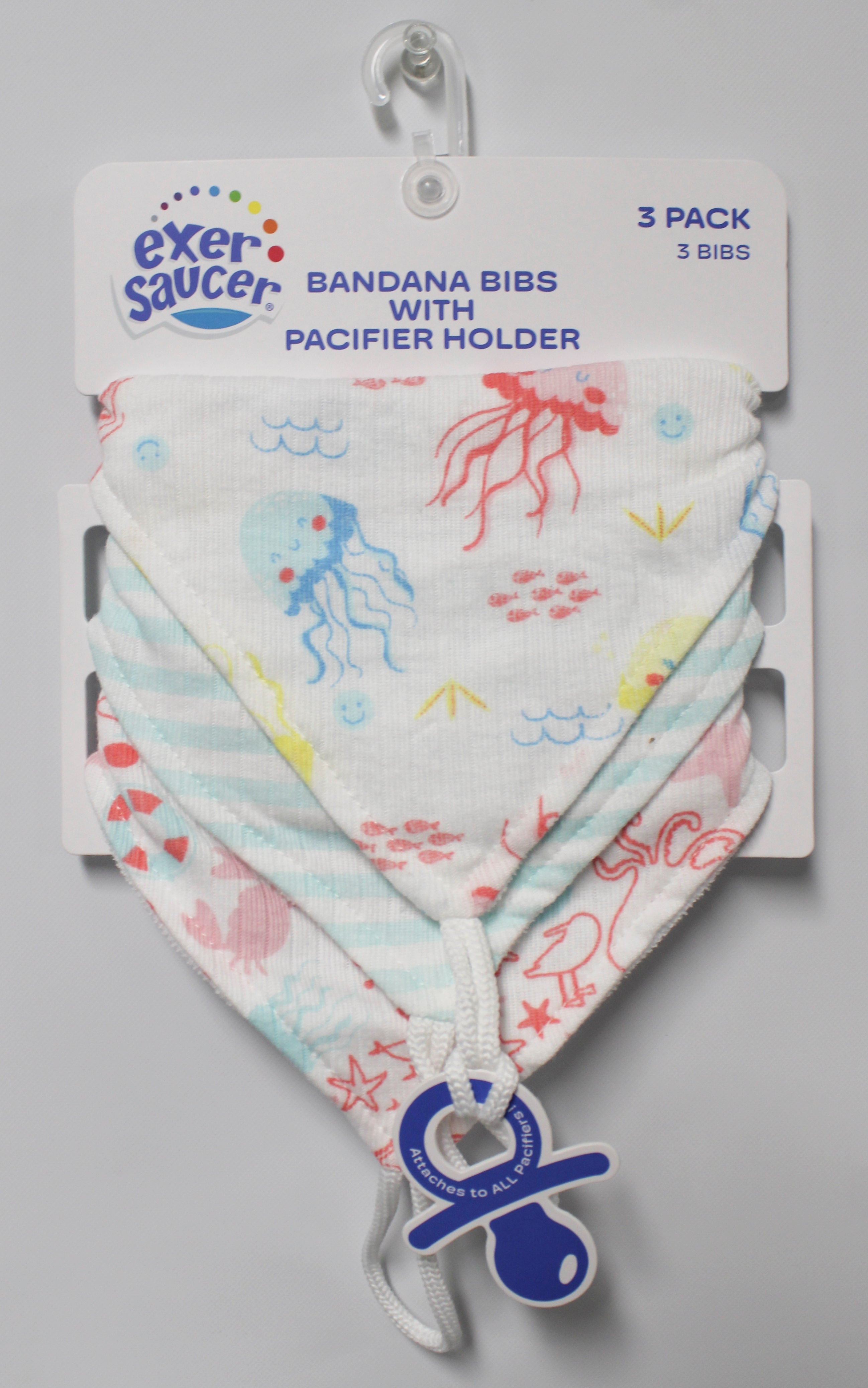 Bandana Bibs Jellyfish 3-Pack Baby Bibs Wholesale