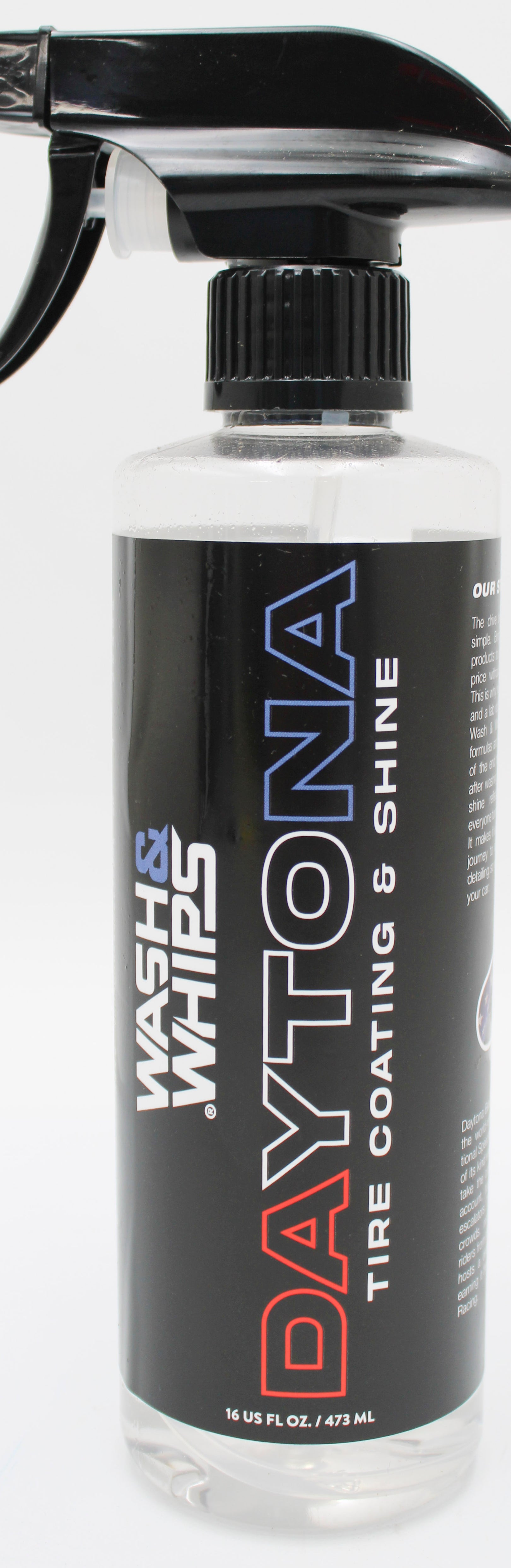 WASH N WHIPS DAYTONA TIRE COATING & SHINE - 16 OZ
