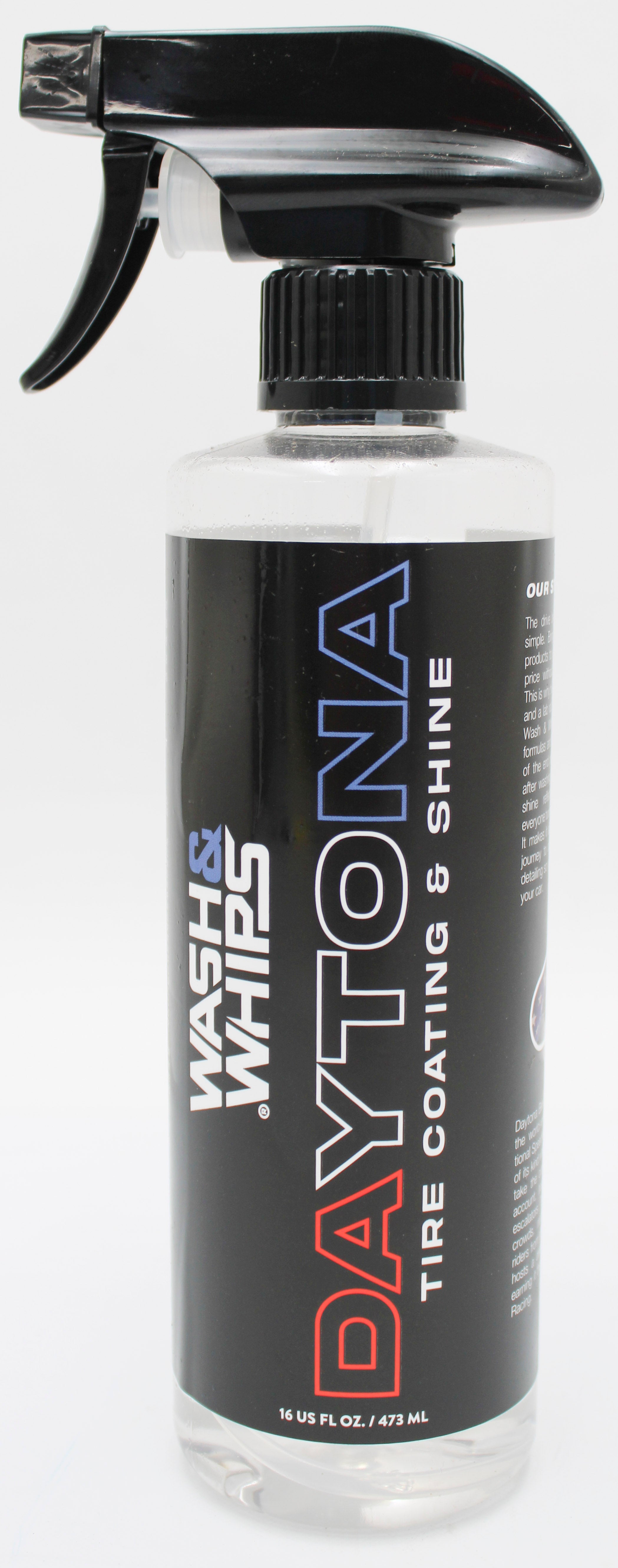 WASH N WHIPS DAYTONA TIRE COATING & SHINE - 16 OZ